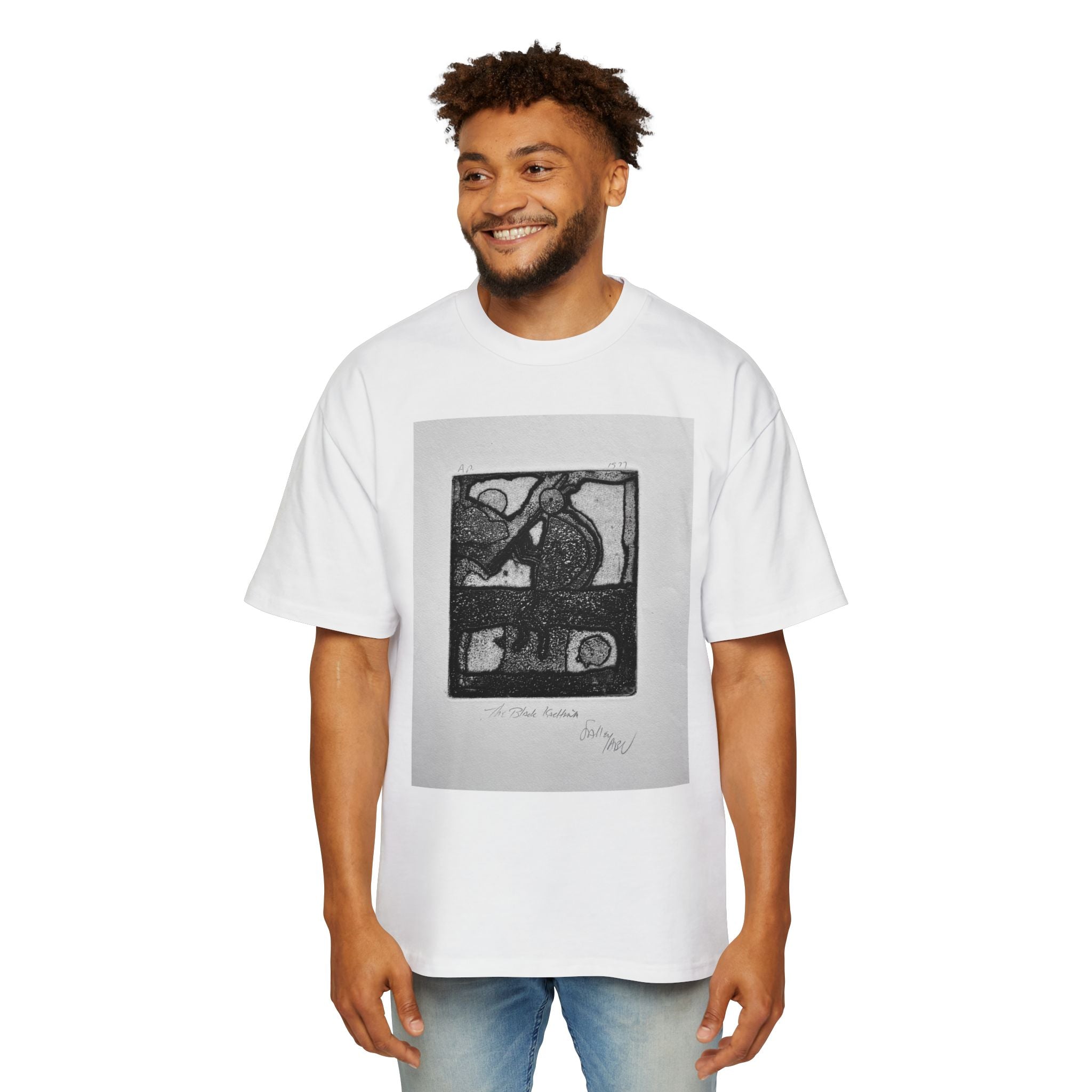 BLACK KACHINA | Vintage Monochrome Etching Tee