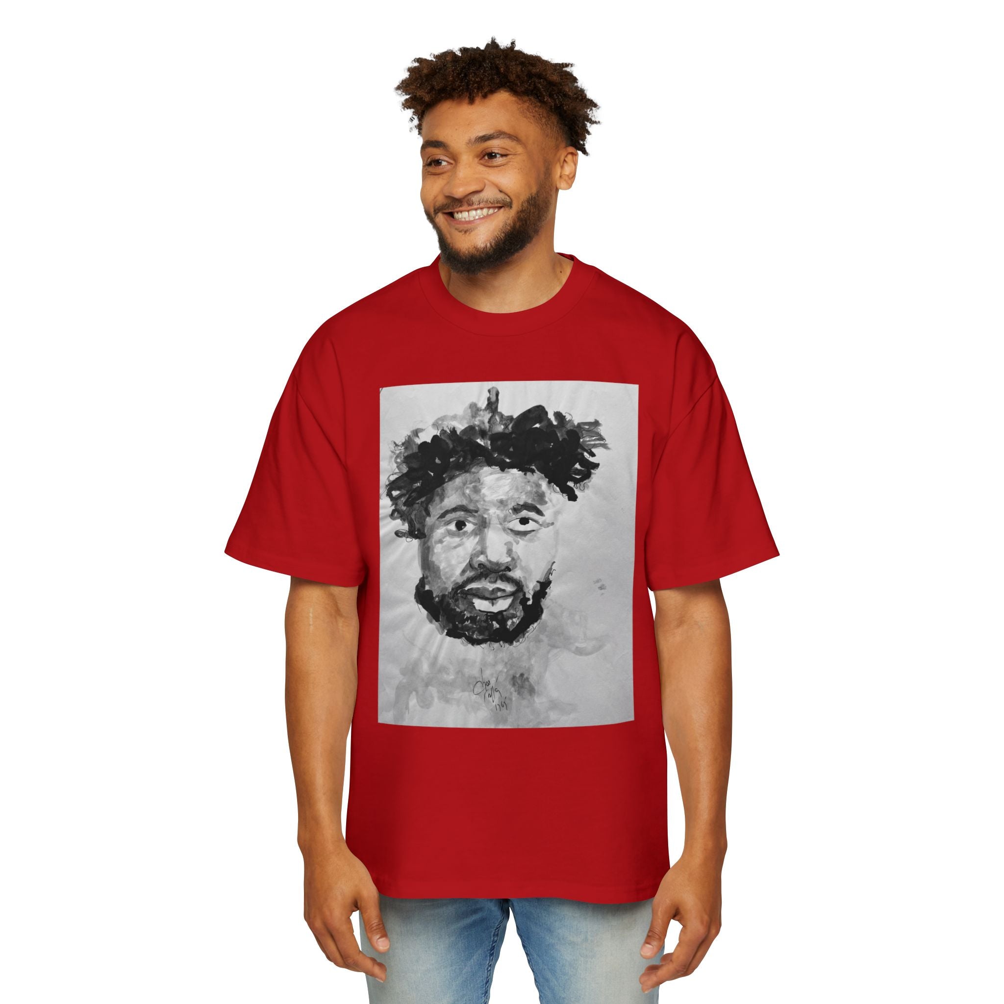CHARLES 2 | Black Ink Illustration, Artistic PRINT