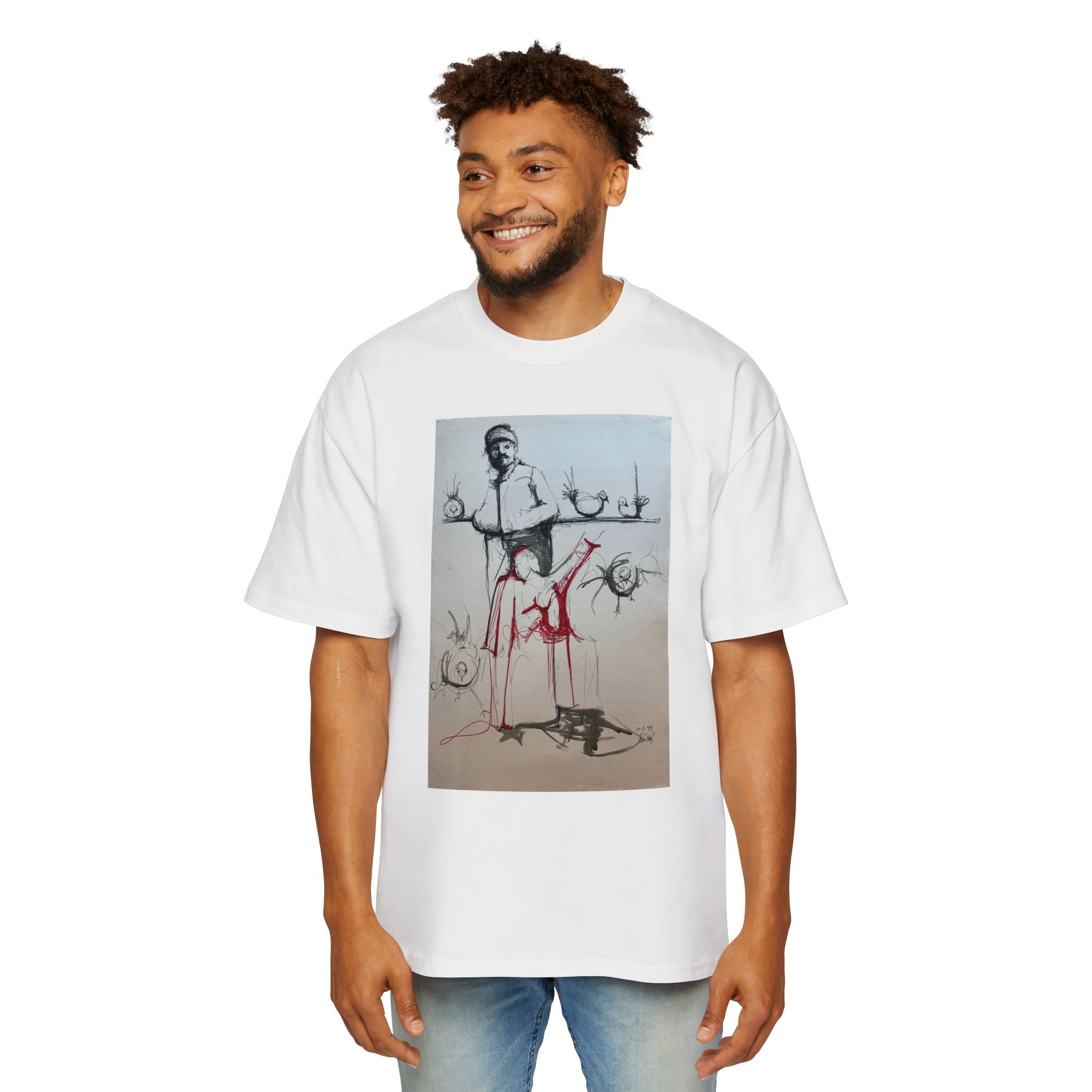 NY STREET  | Vintage Noir Art, Line Drawing