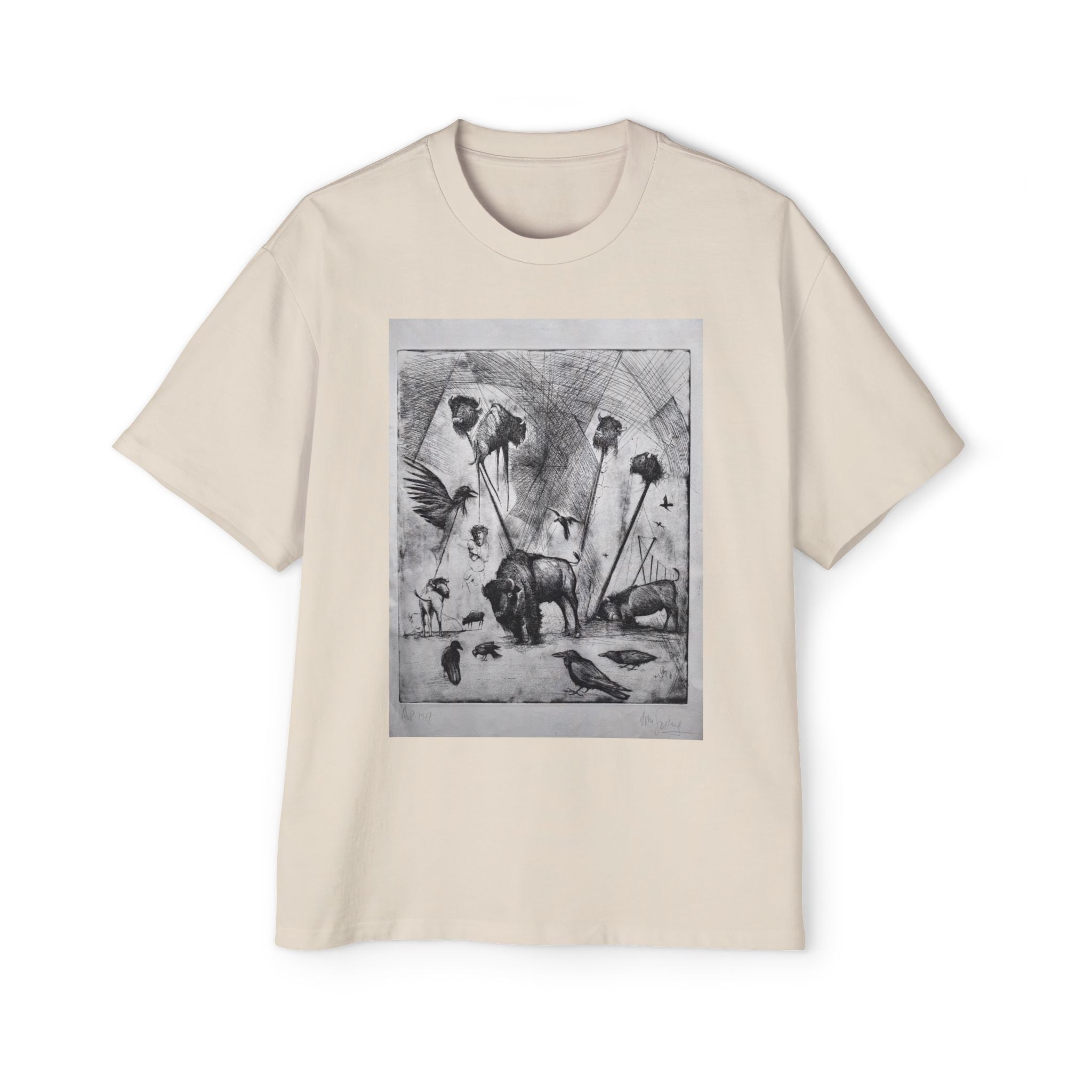 LAST BUFFALO | LITHOGRAPHIC PRINT
