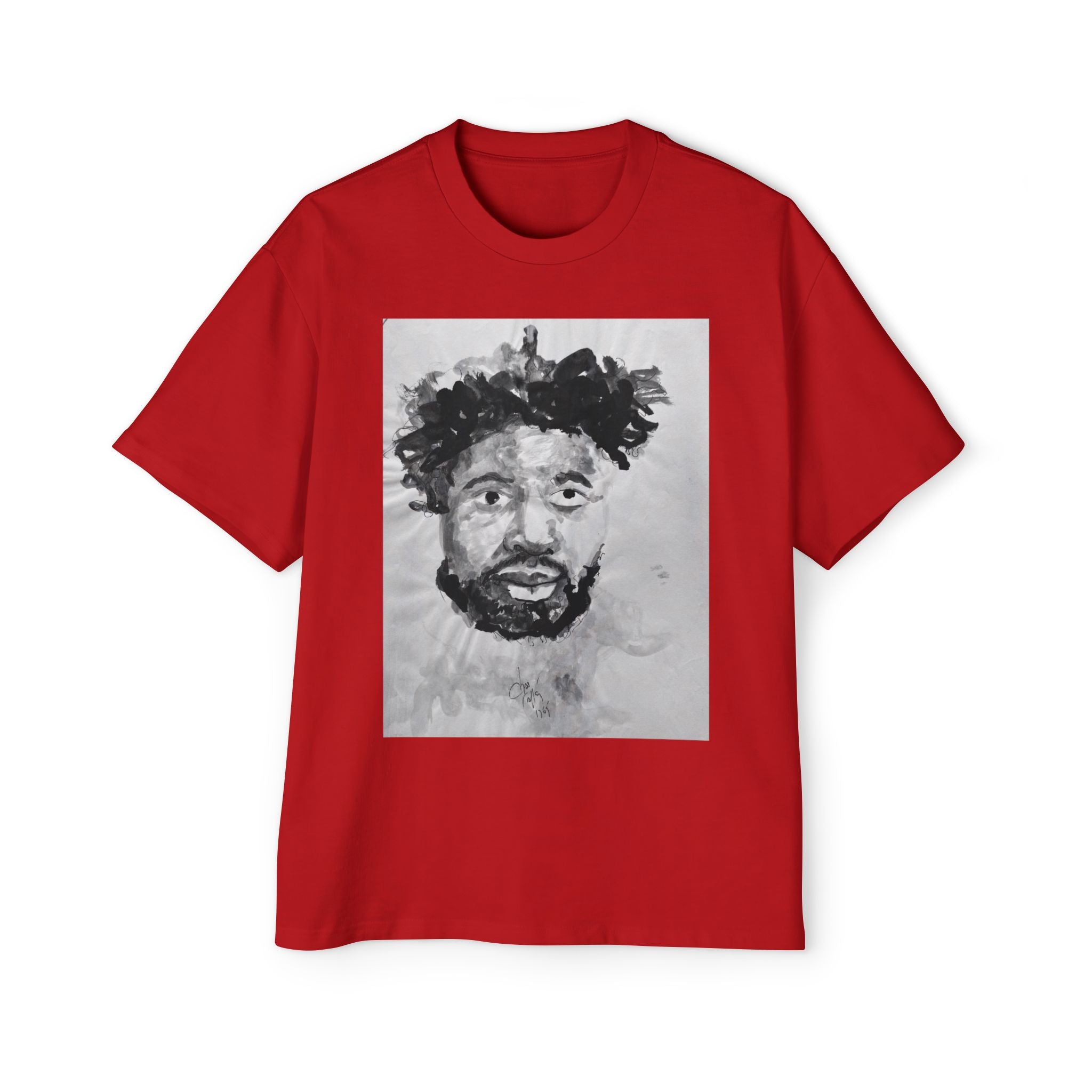 CHARLES 2 | Black Ink Illustration, Artistic PRINT