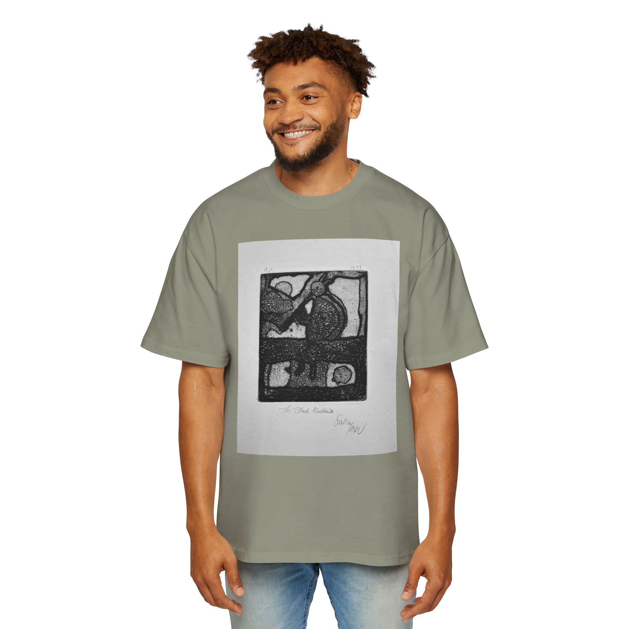 BLACK KACHINA | Vintage Monochrome Etching Tee