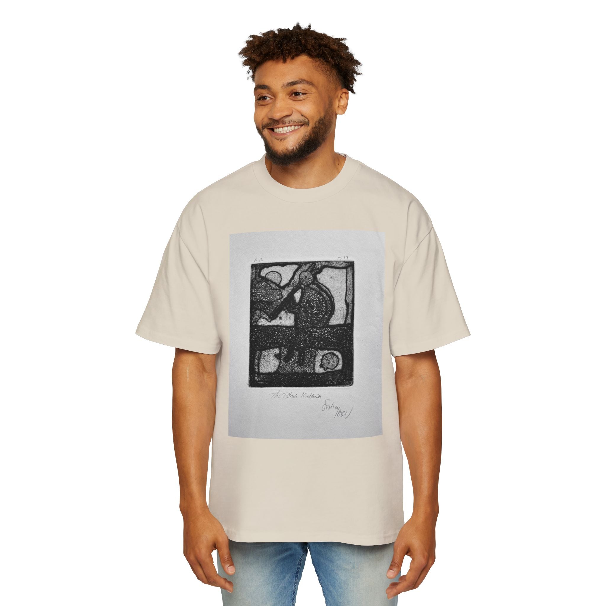 BLACK KACHINA | Vintage Monochrome Etching Tee