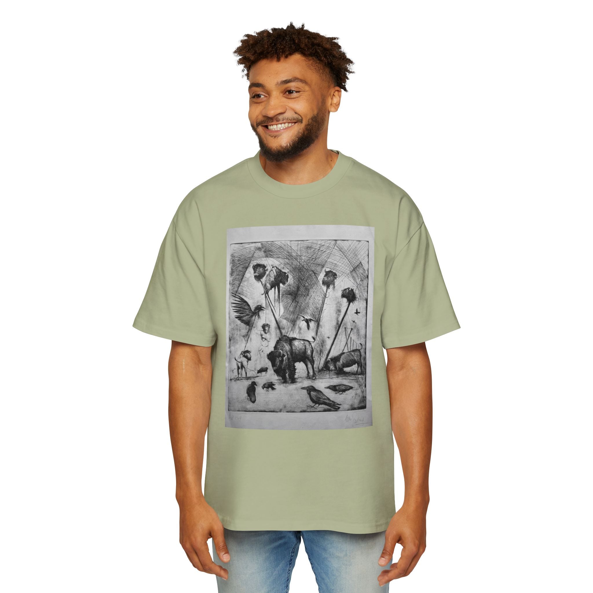 LAST BUFFALO | LITHOGRAPHIC PRINT