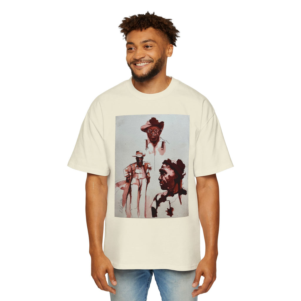 BLACK COWBOYS| Vintage Rodeo Art, Western Men’s Tee