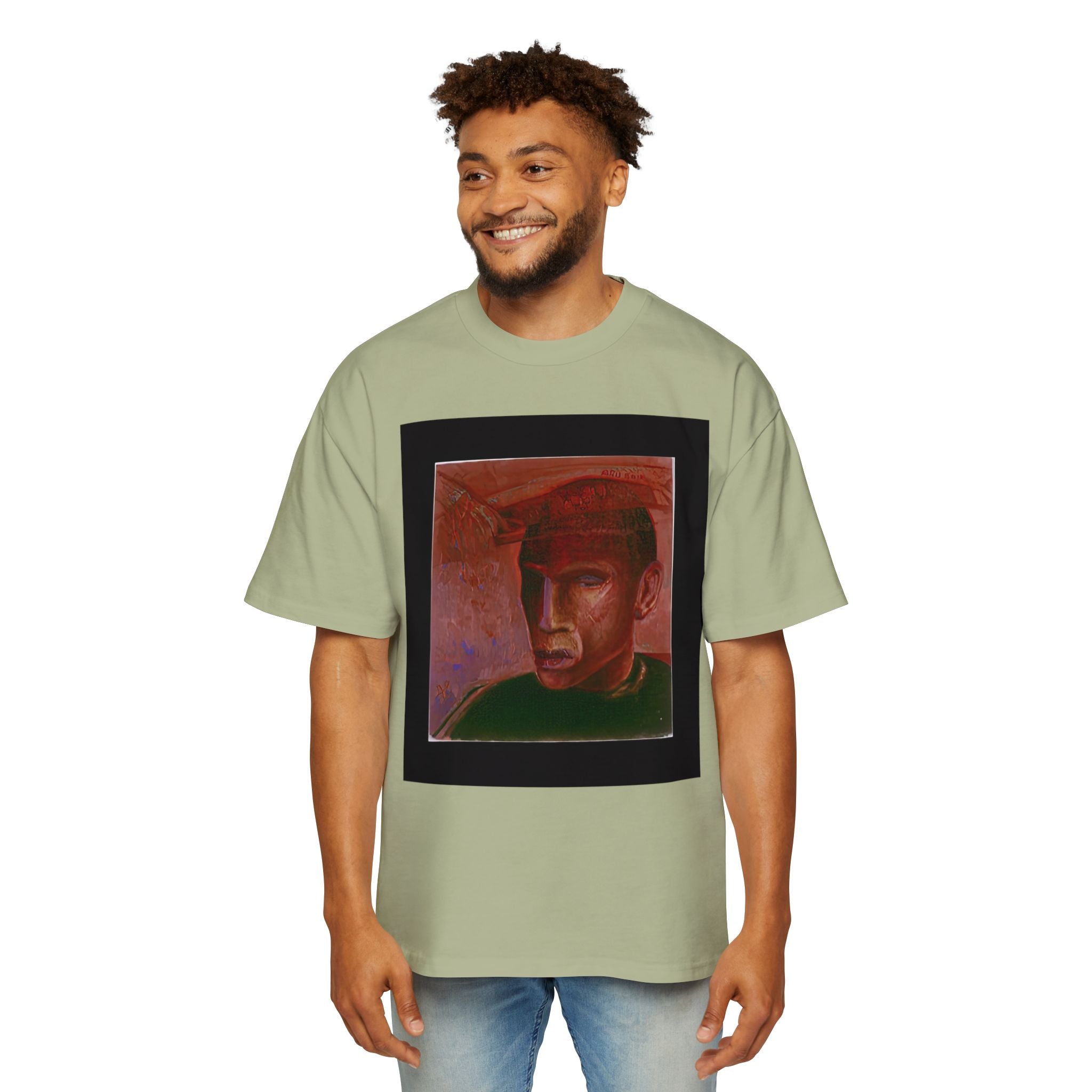 Bishop II Acrylic Vintage Portrait oversized art print tee by Charles Salley Gallery