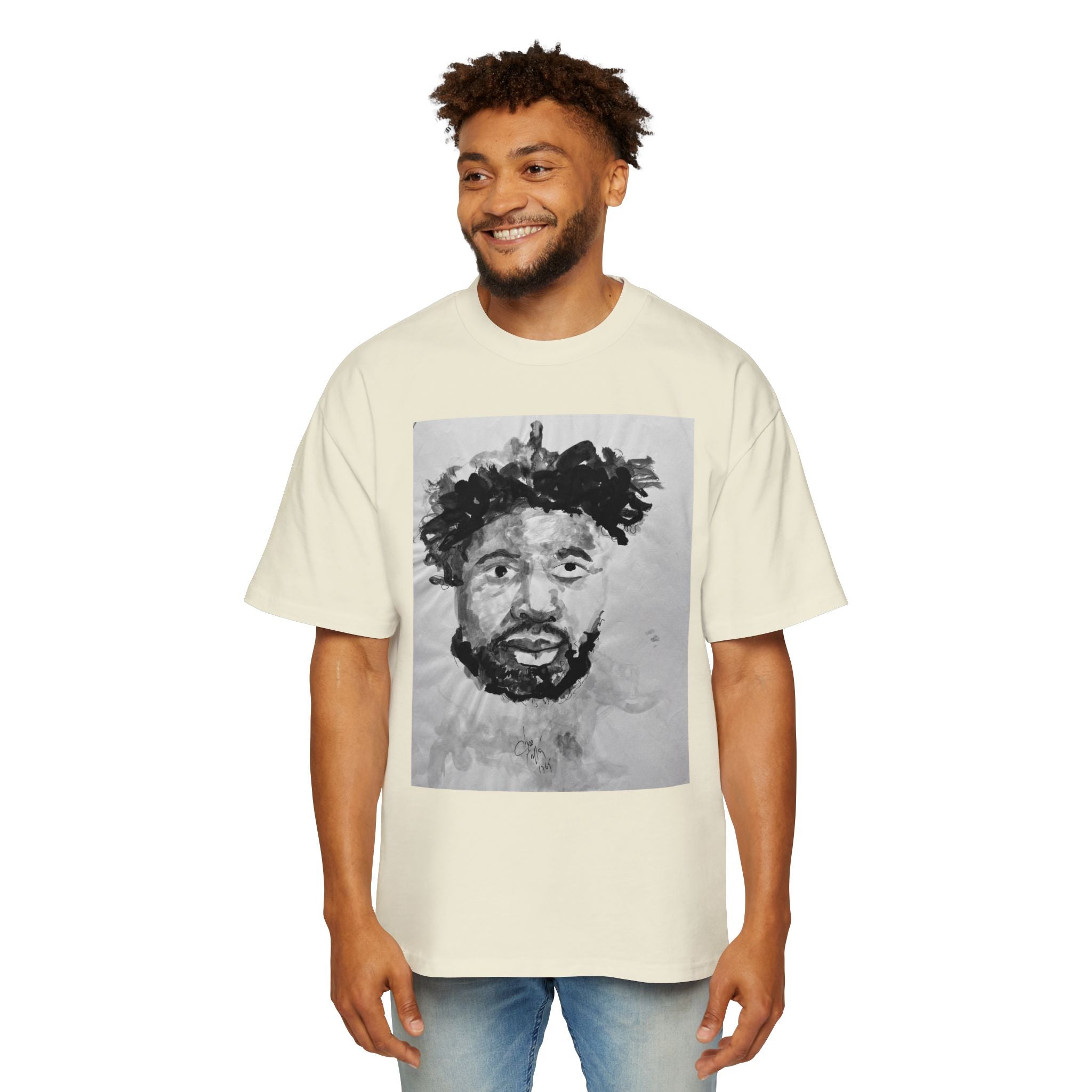 CHARLES 2 | Black Ink Illustration, Artistic PRINT
