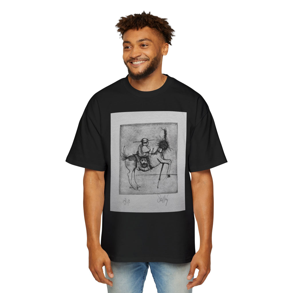 DON Q | Monochrome Art Print, Surreal Line Drawing