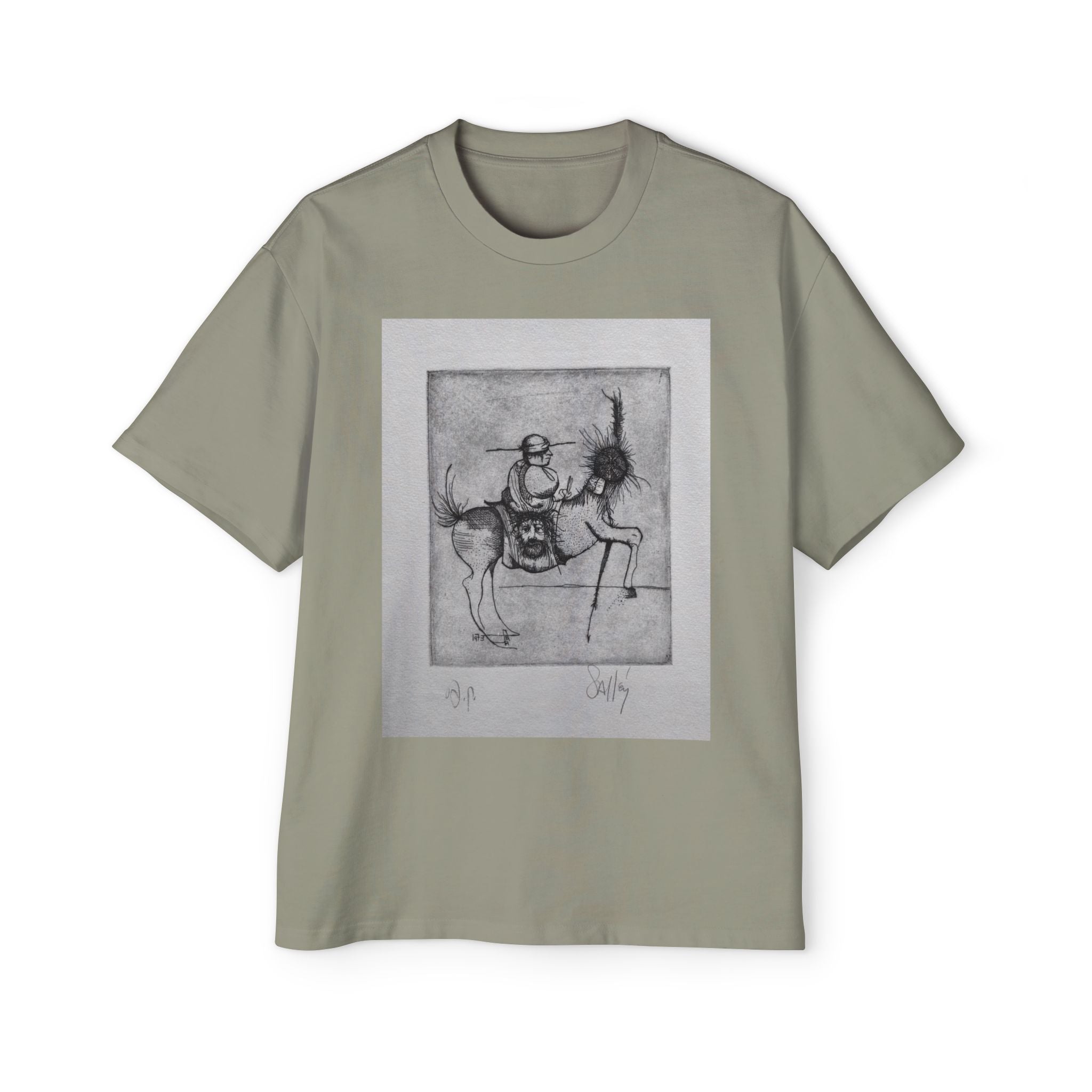 DON Q | Monochrome Art Print, Surreal Line Drawing