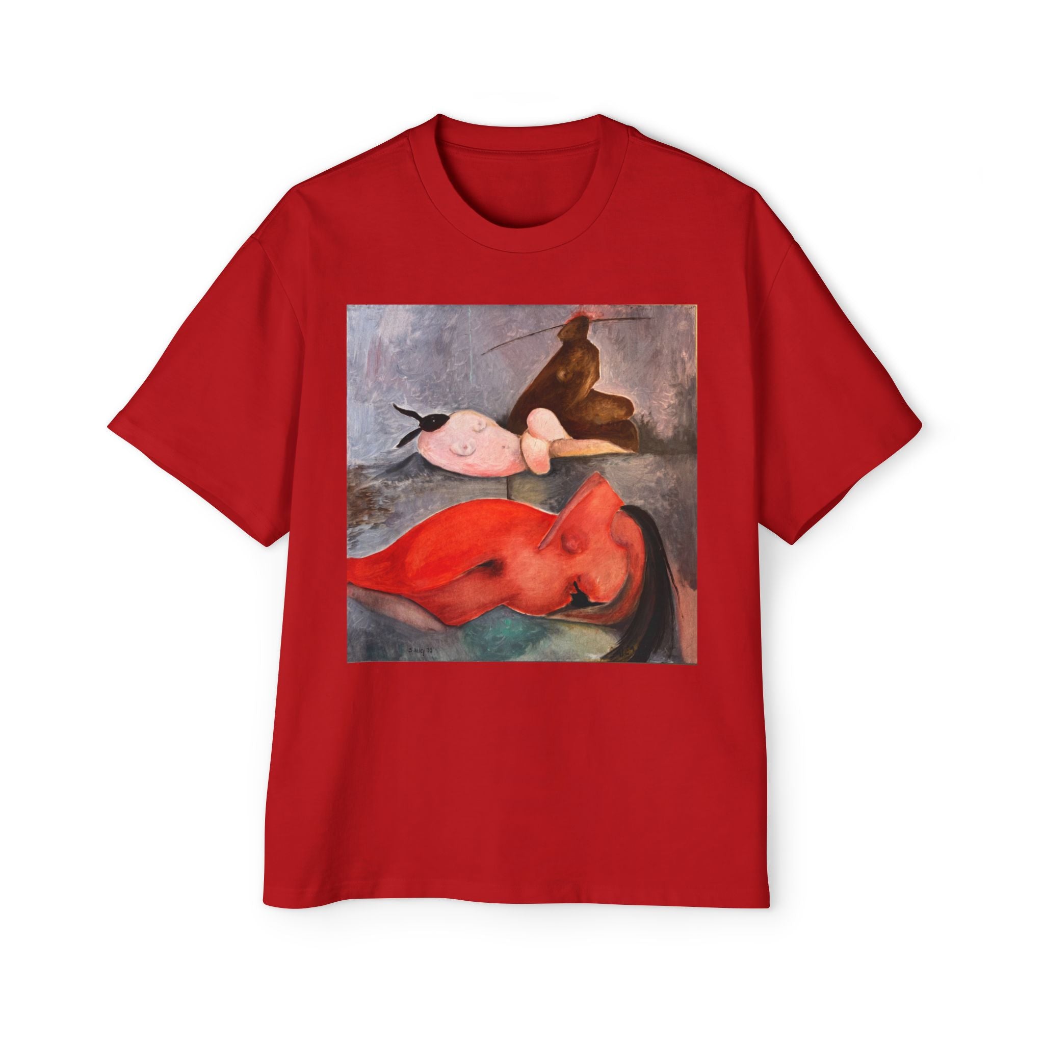 RED| Surreal Red and Pink Figures