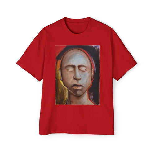 Abstract Meditative Face painting T-Shirt | Minimal Portrait Tee