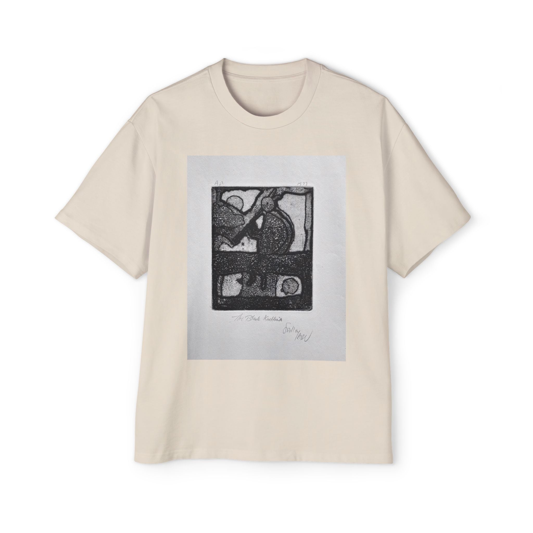 BLACK KACHINA | Vintage Monochrome Etching Tee