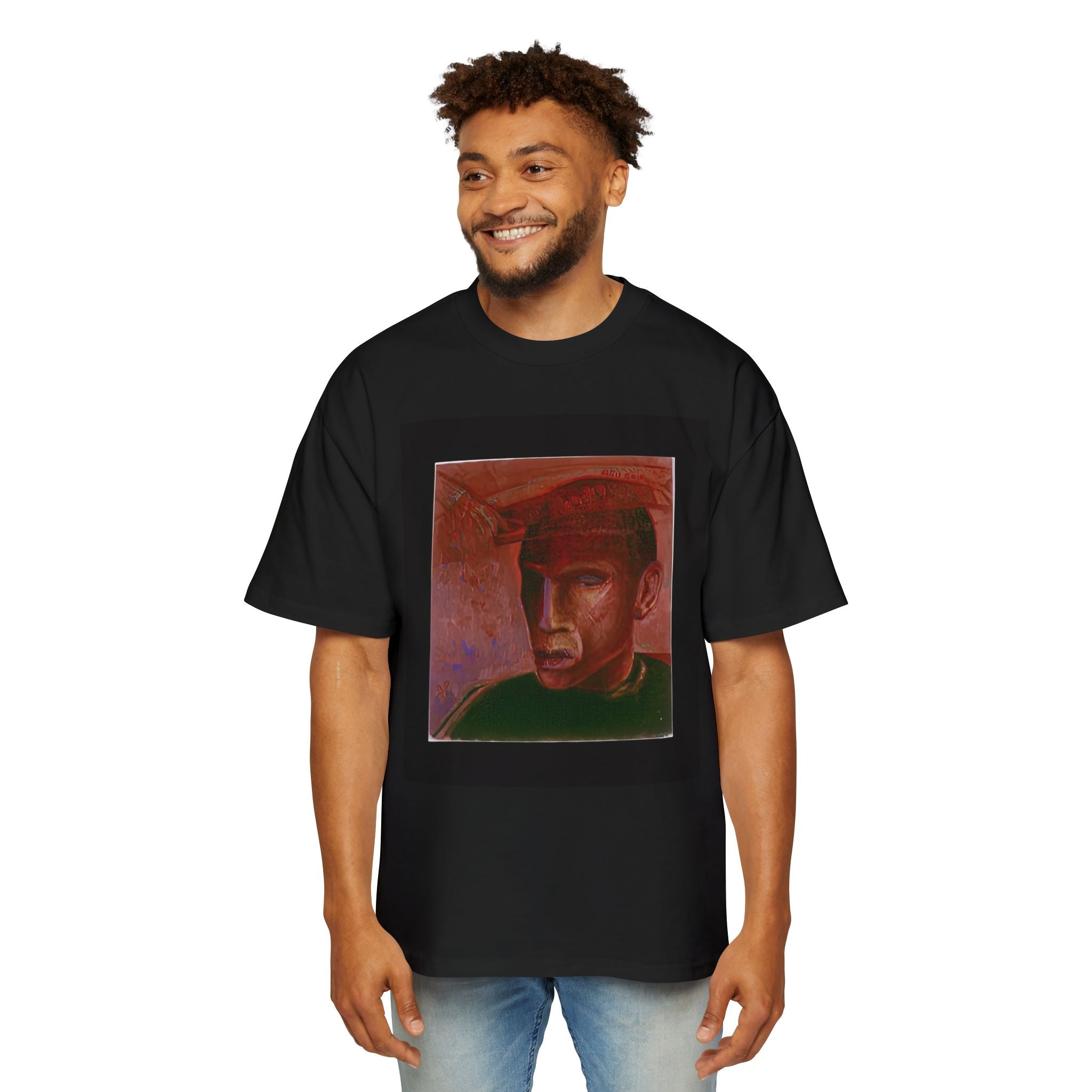 Bishop II Acrylic Vintage Portrait oversized art print tee by Charles Salley Gallery