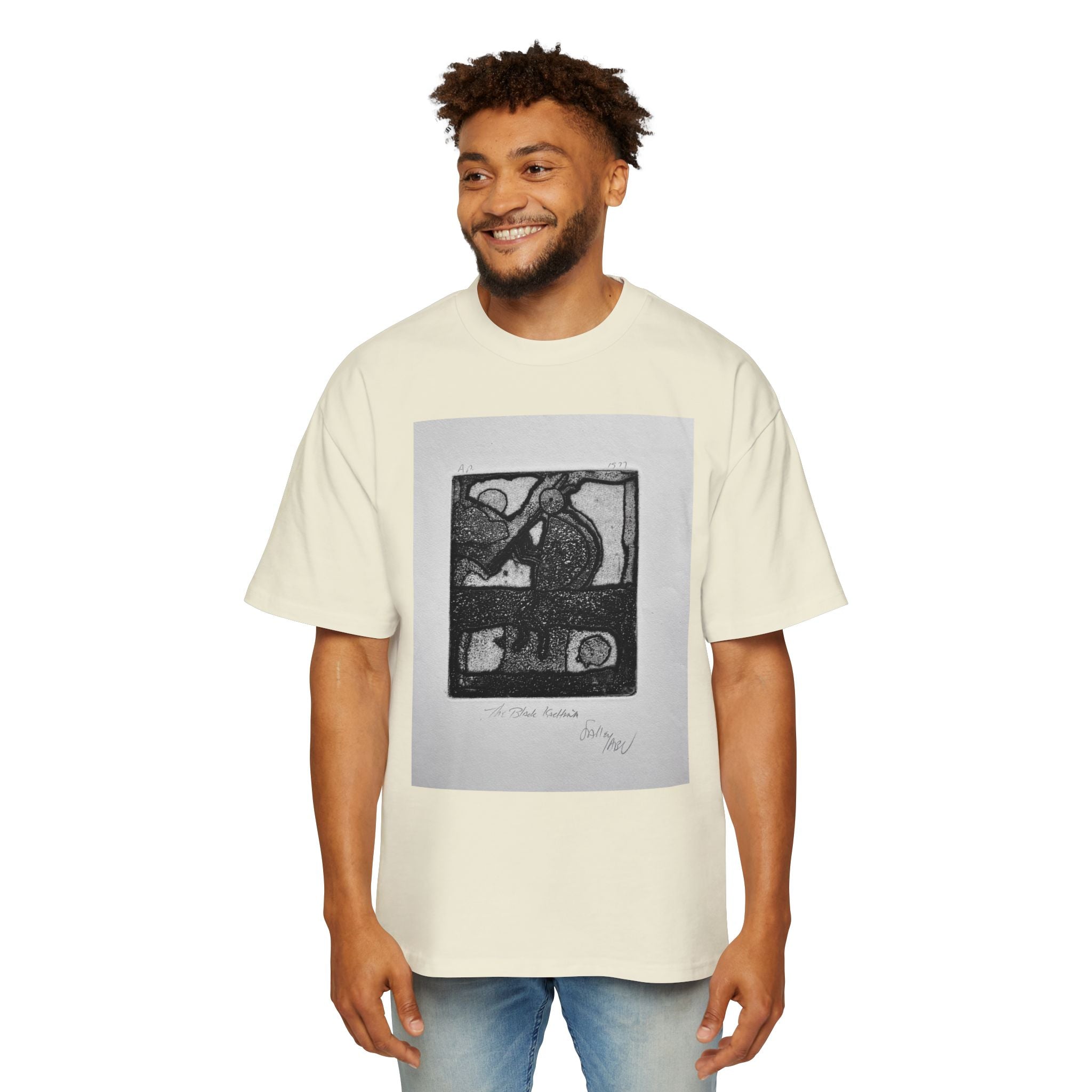 BLACK KACHINA | Vintage Monochrome Etching Tee