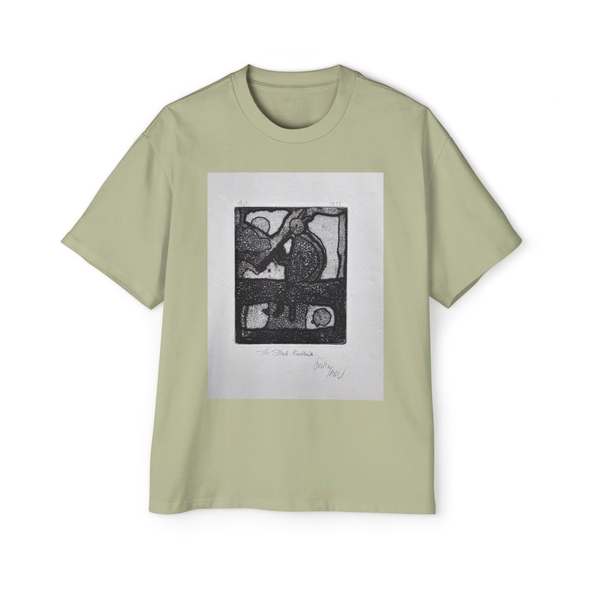 BLACK KACHINA | Vintage Monochrome Etching Tee