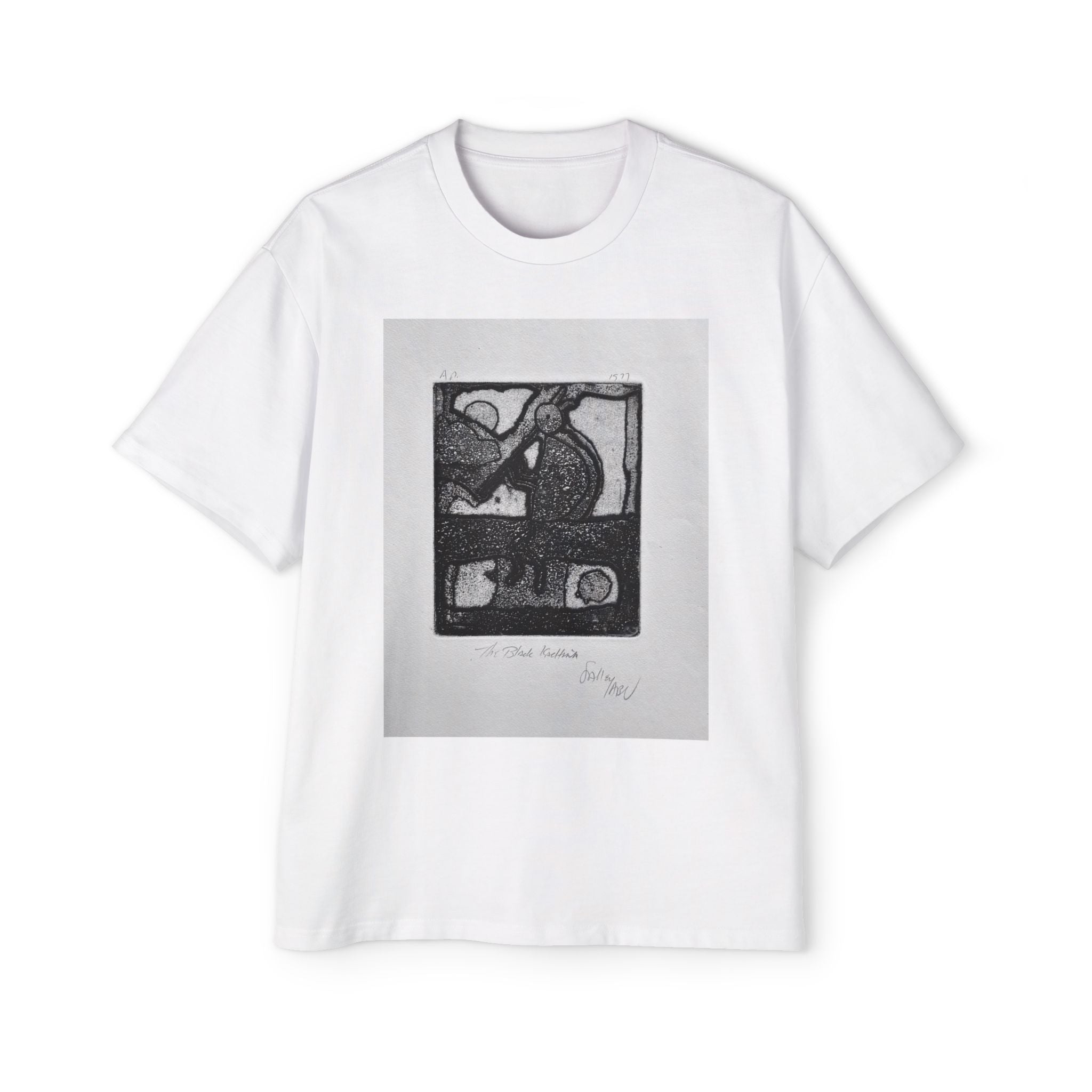 BLACK KACHINA | Vintage Monochrome Etching Tee