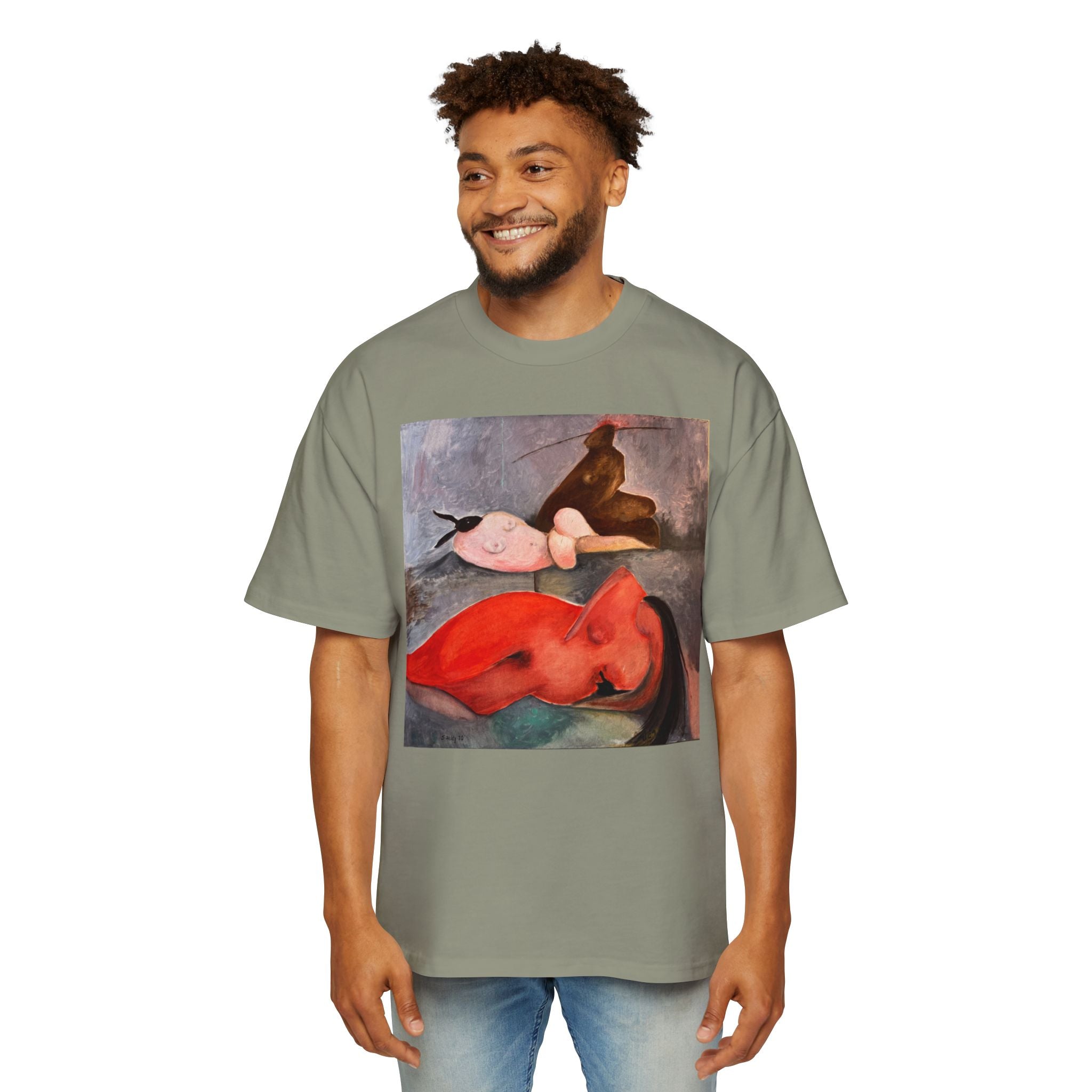 RED| Surreal Red and Pink Figures