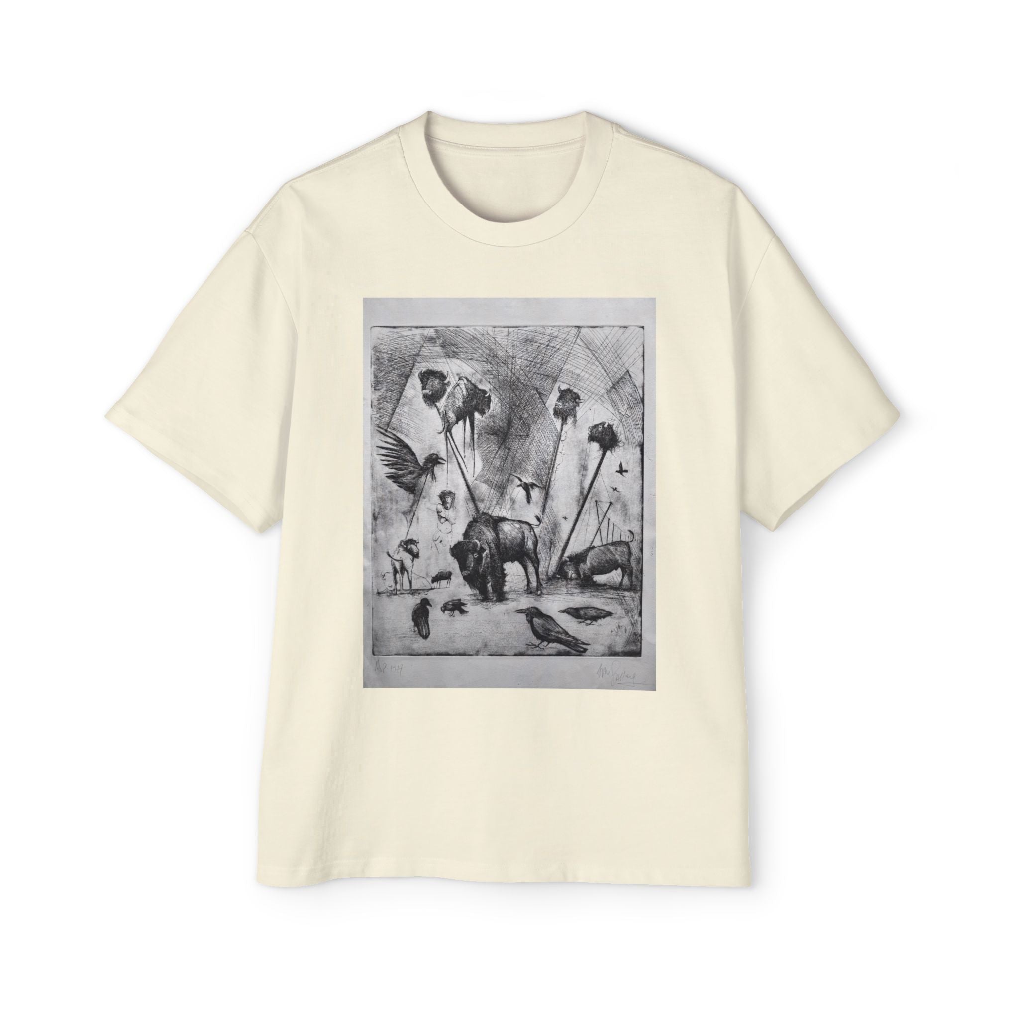 LAST BUFFALO | LITHOGRAPHIC PRINT