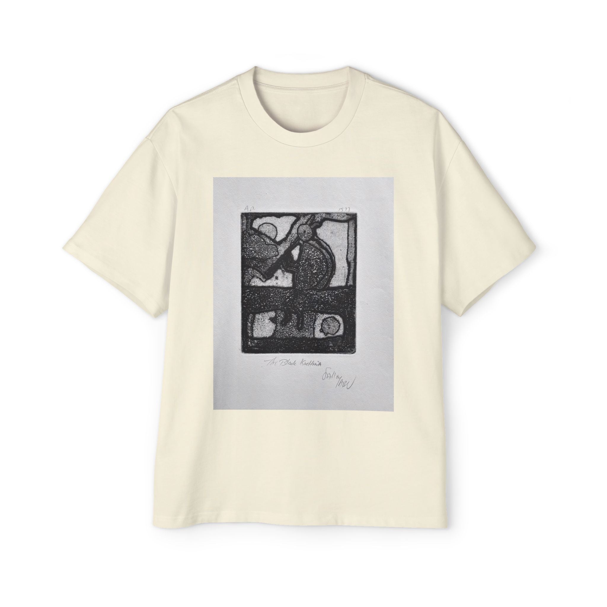 BLACK KACHINA | Vintage Monochrome Etching Tee