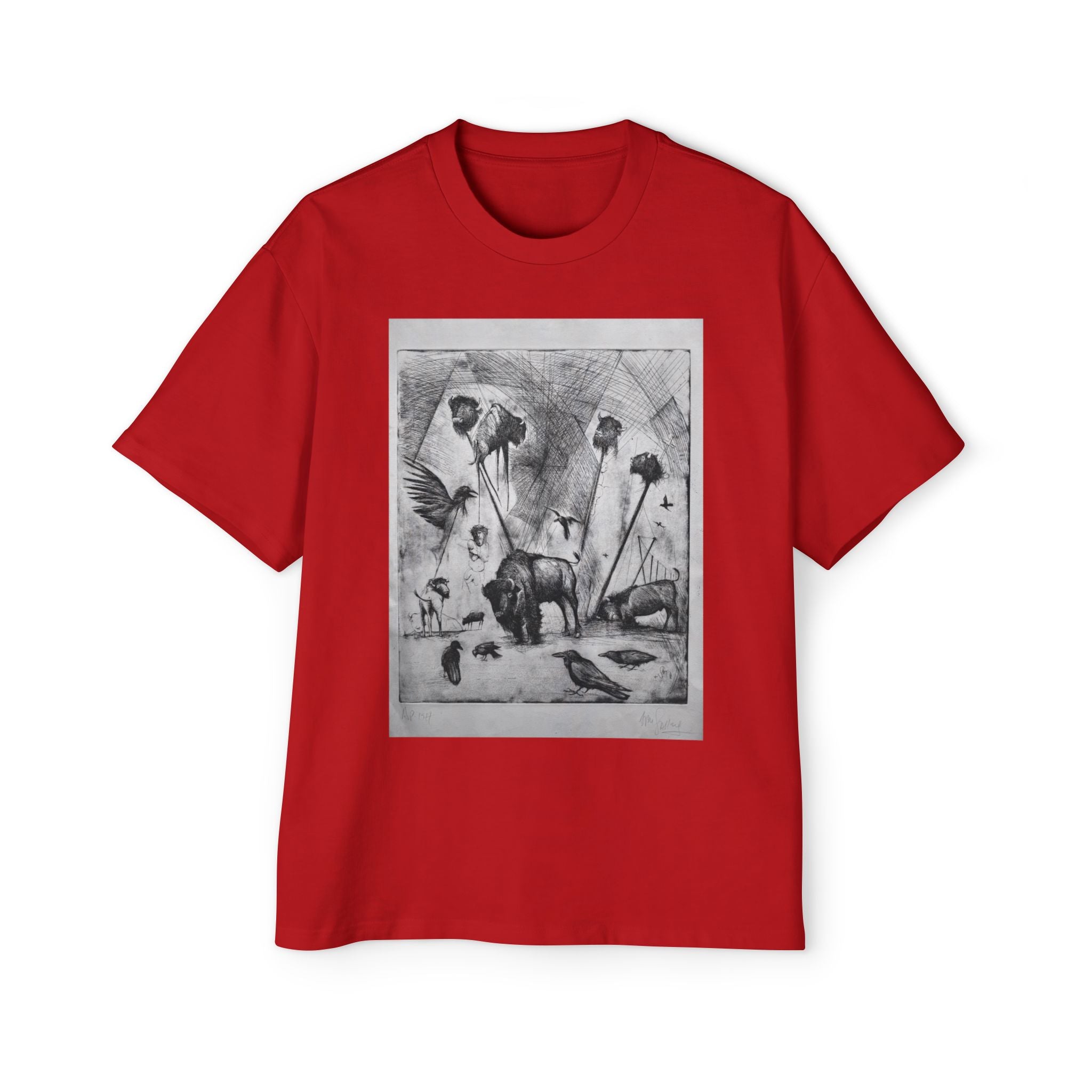 LAST BUFFALO | LITHOGRAPHIC PRINT