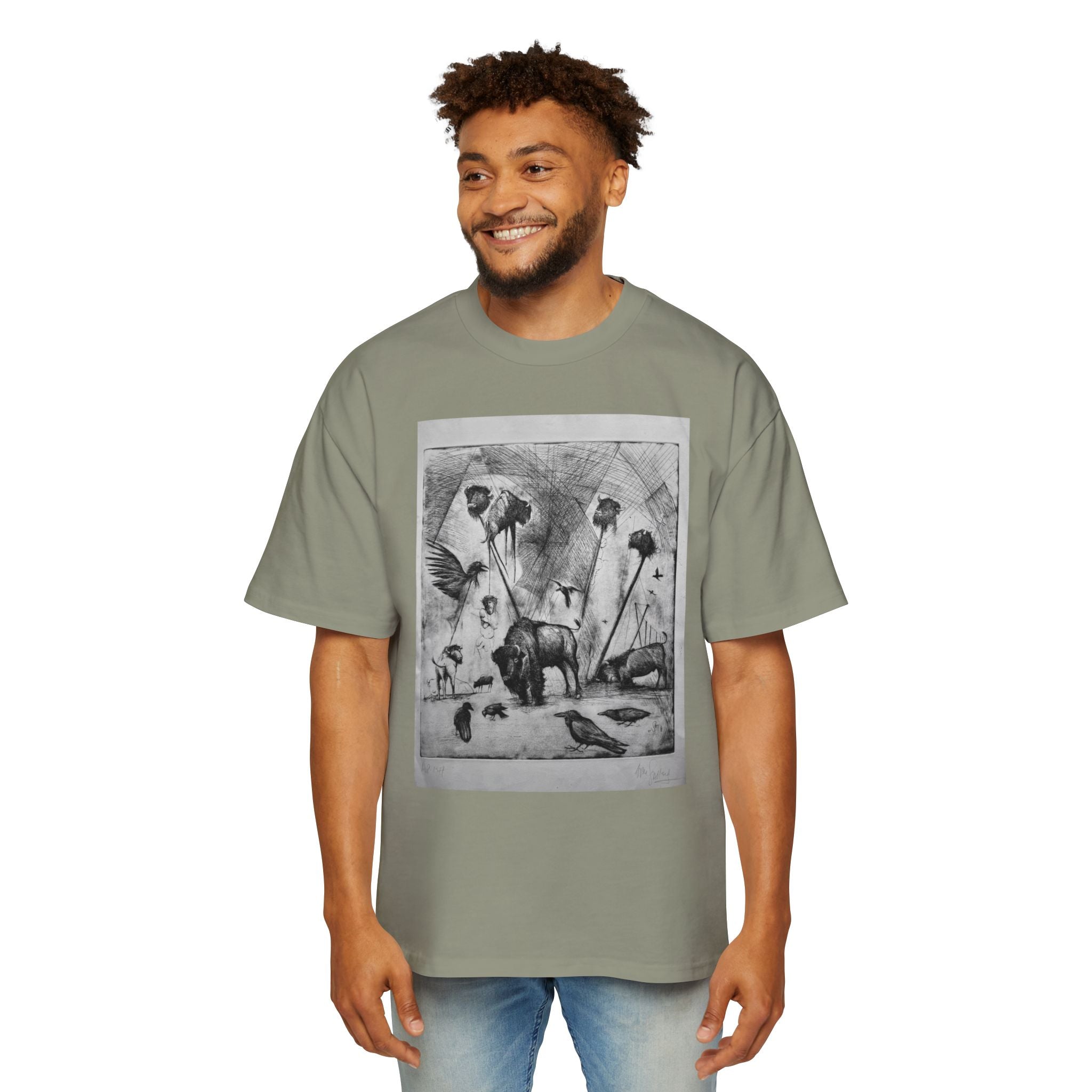 LAST BUFFALO | LITHOGRAPHIC PRINT
