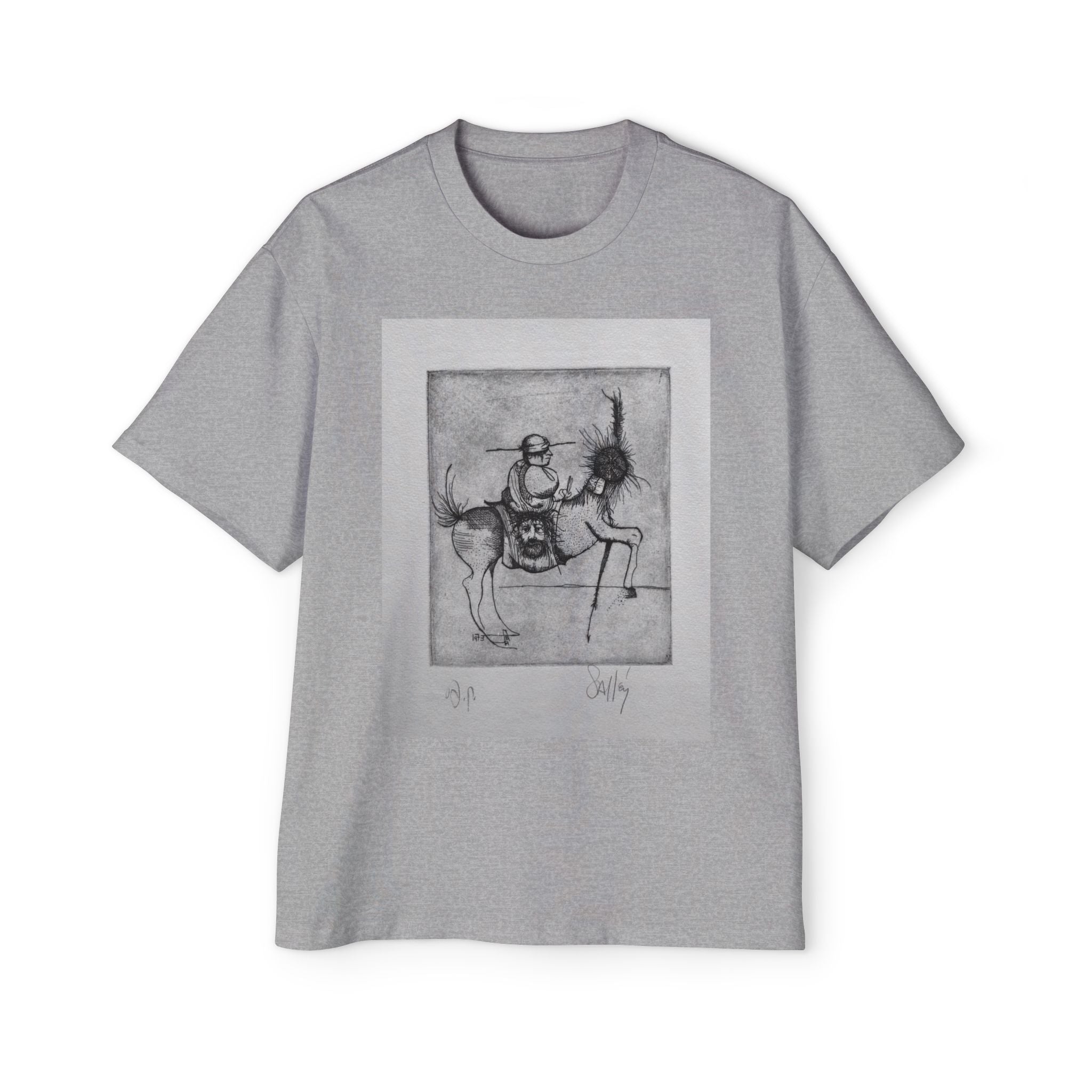 DON Q | Monochrome Art Print, Surreal Line Drawing