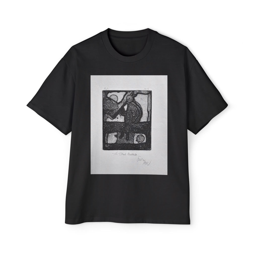 BLACK KACHINA | Vintage Monochrome Etching Tee