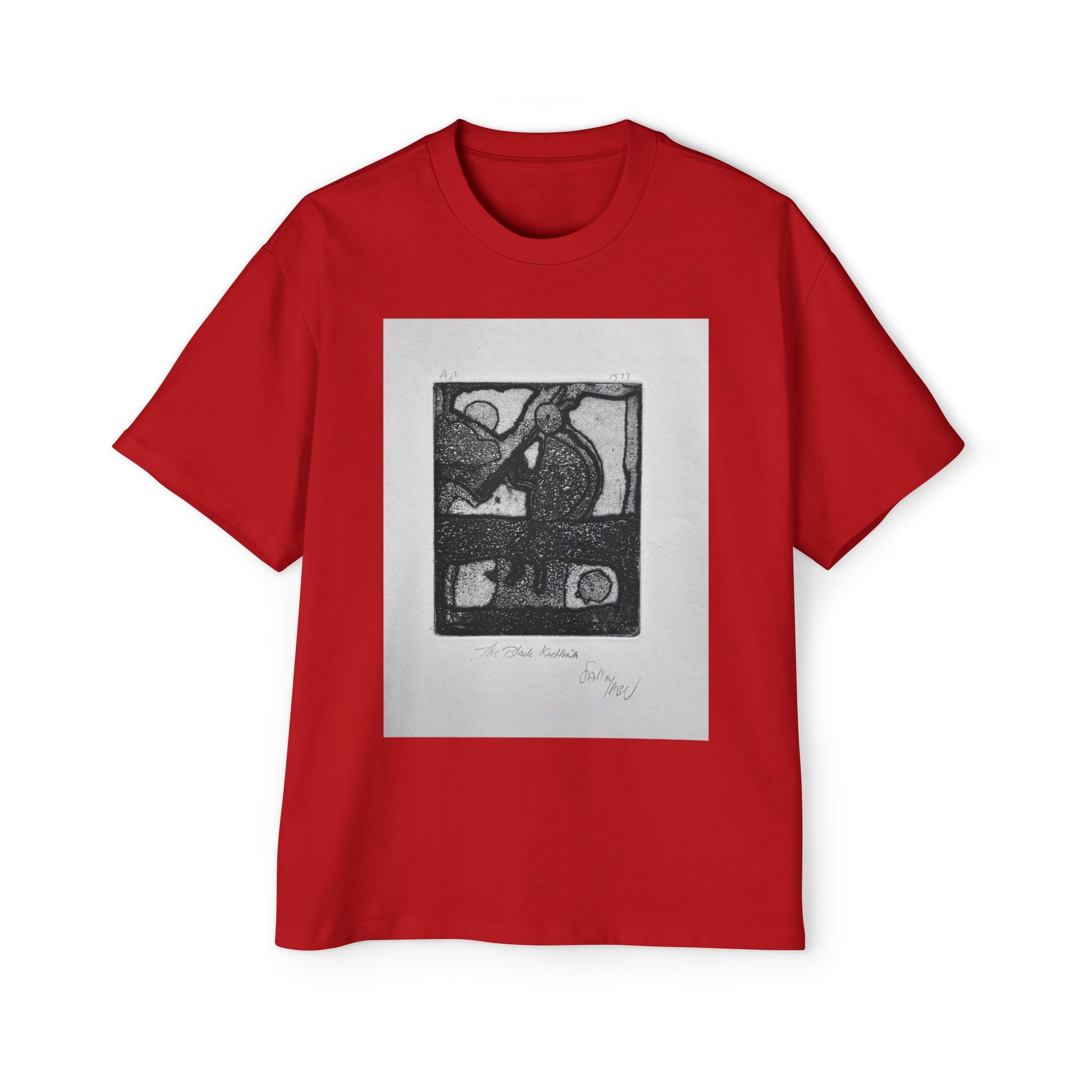 BLACK KACHINA | Vintage Monochrome Etching Tee
