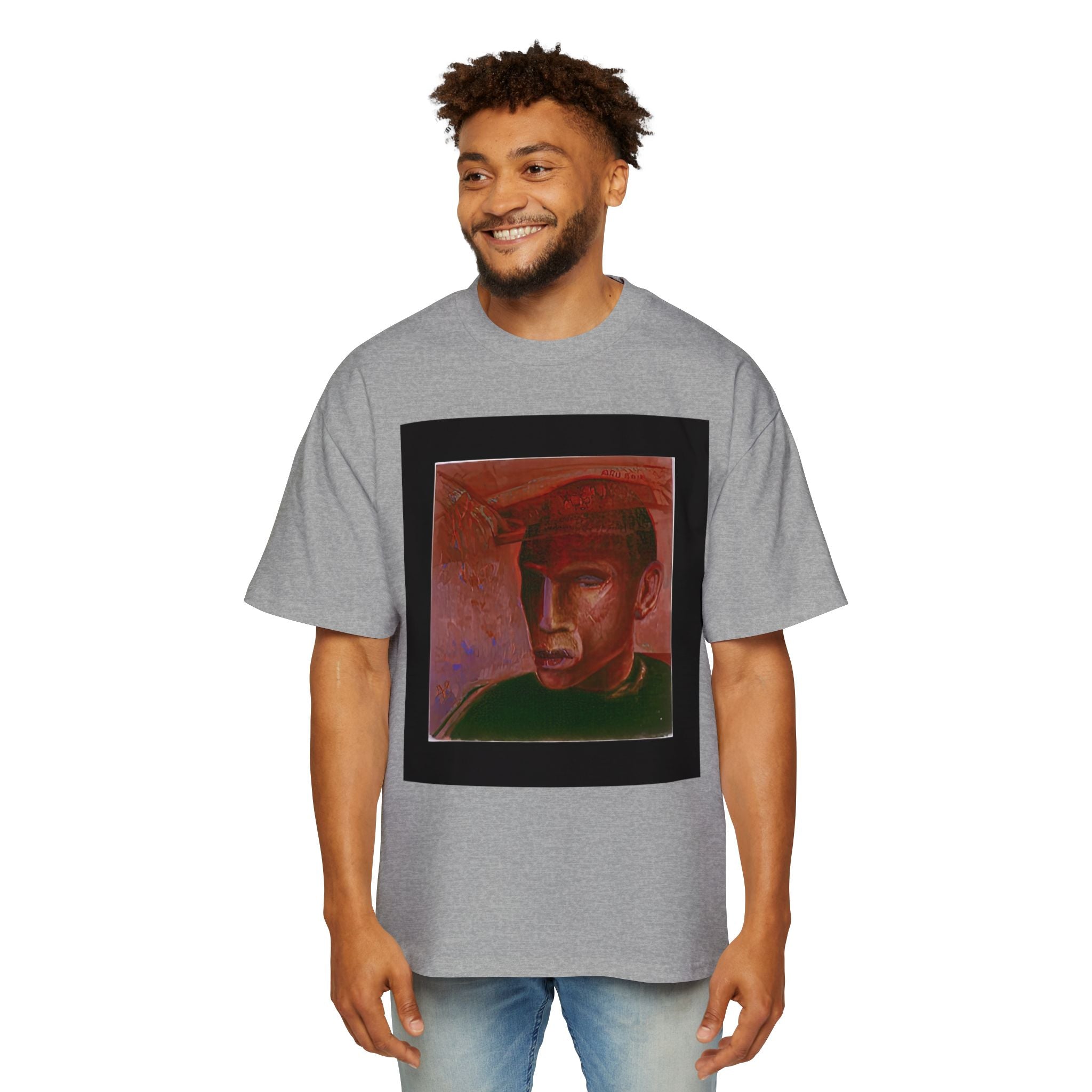 Bishop II Acrylic Vintage Portrait oversized art print tee by Charles Salley Gallery