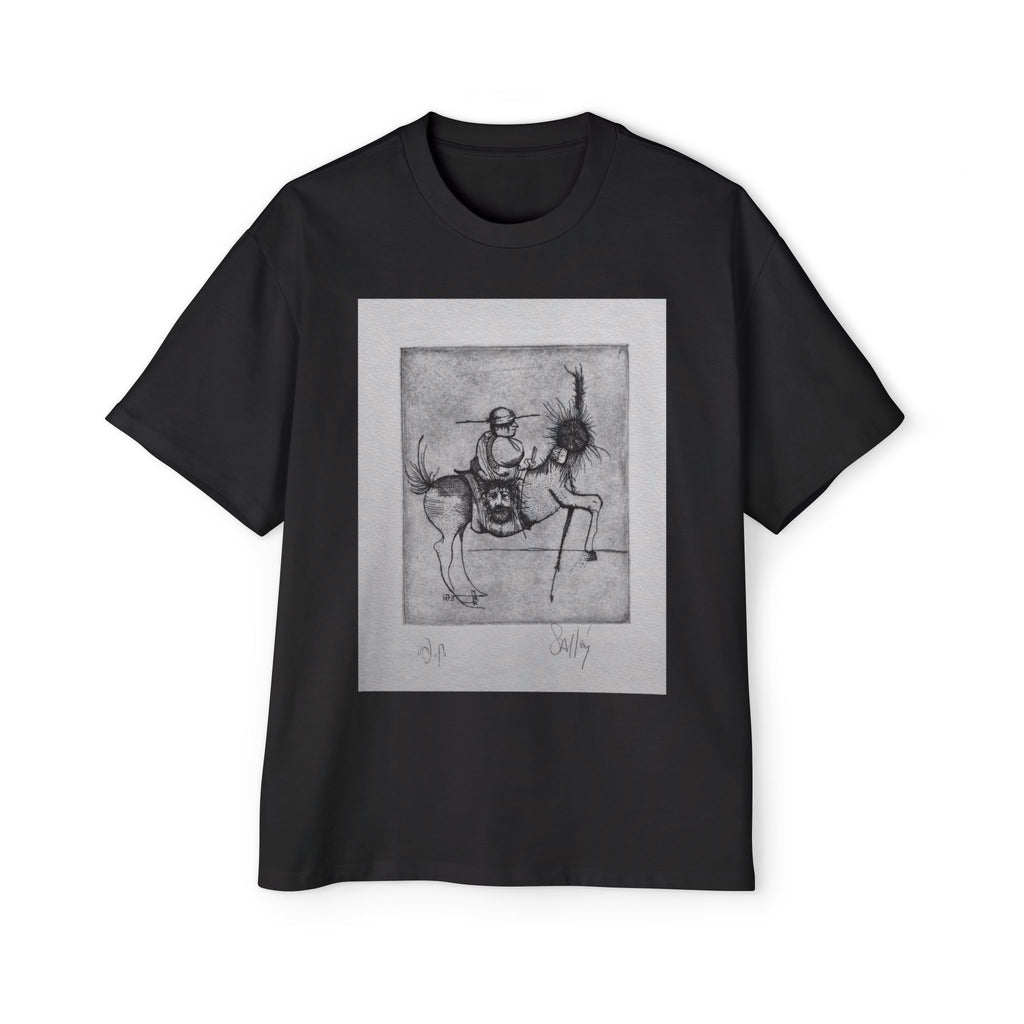 DON Q | Monochrome Art Print, Surreal Line Drawing