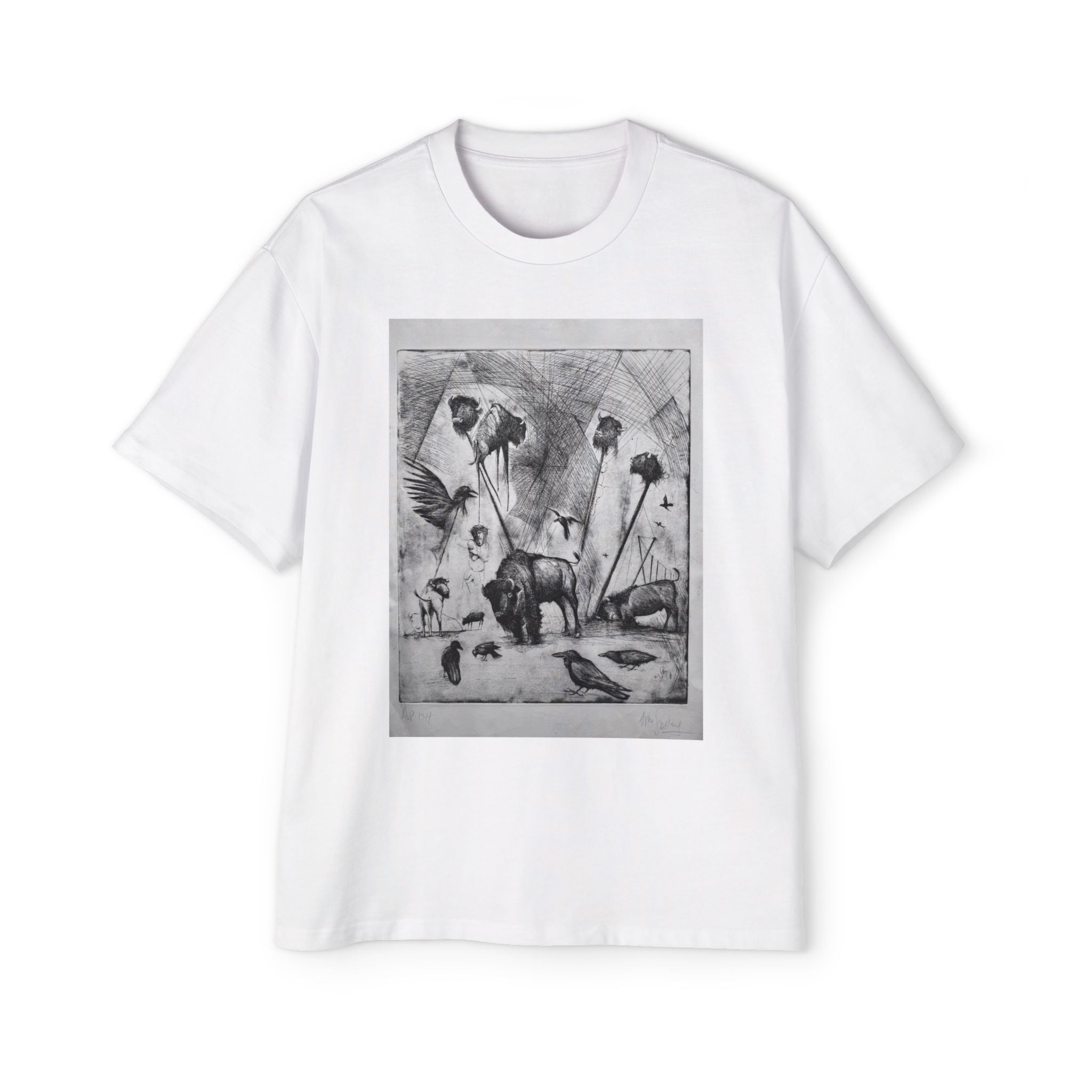 LAST BUFFALO | LITHOGRAPHIC PRINT