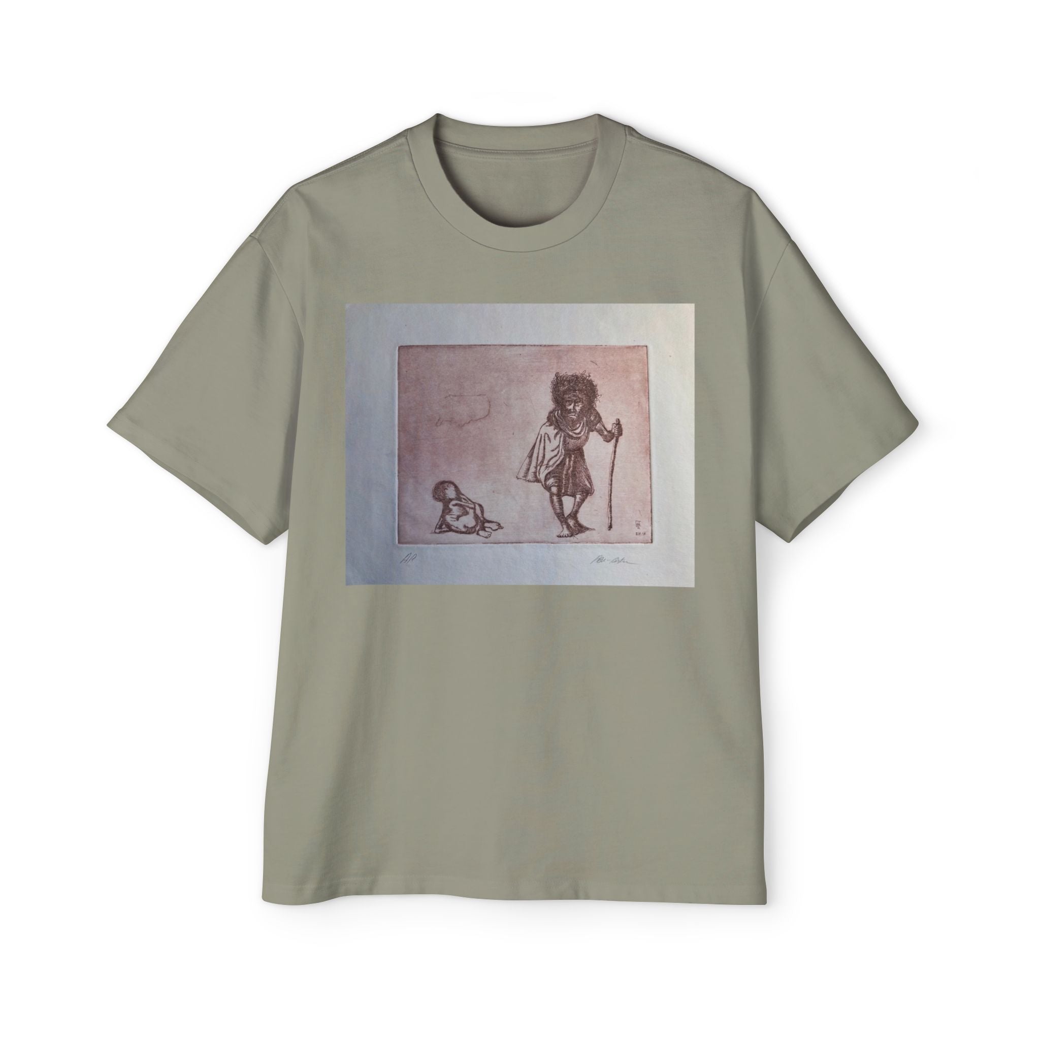 LONG WALK  | VINTAGE LITHOGRAPHIC PRINT