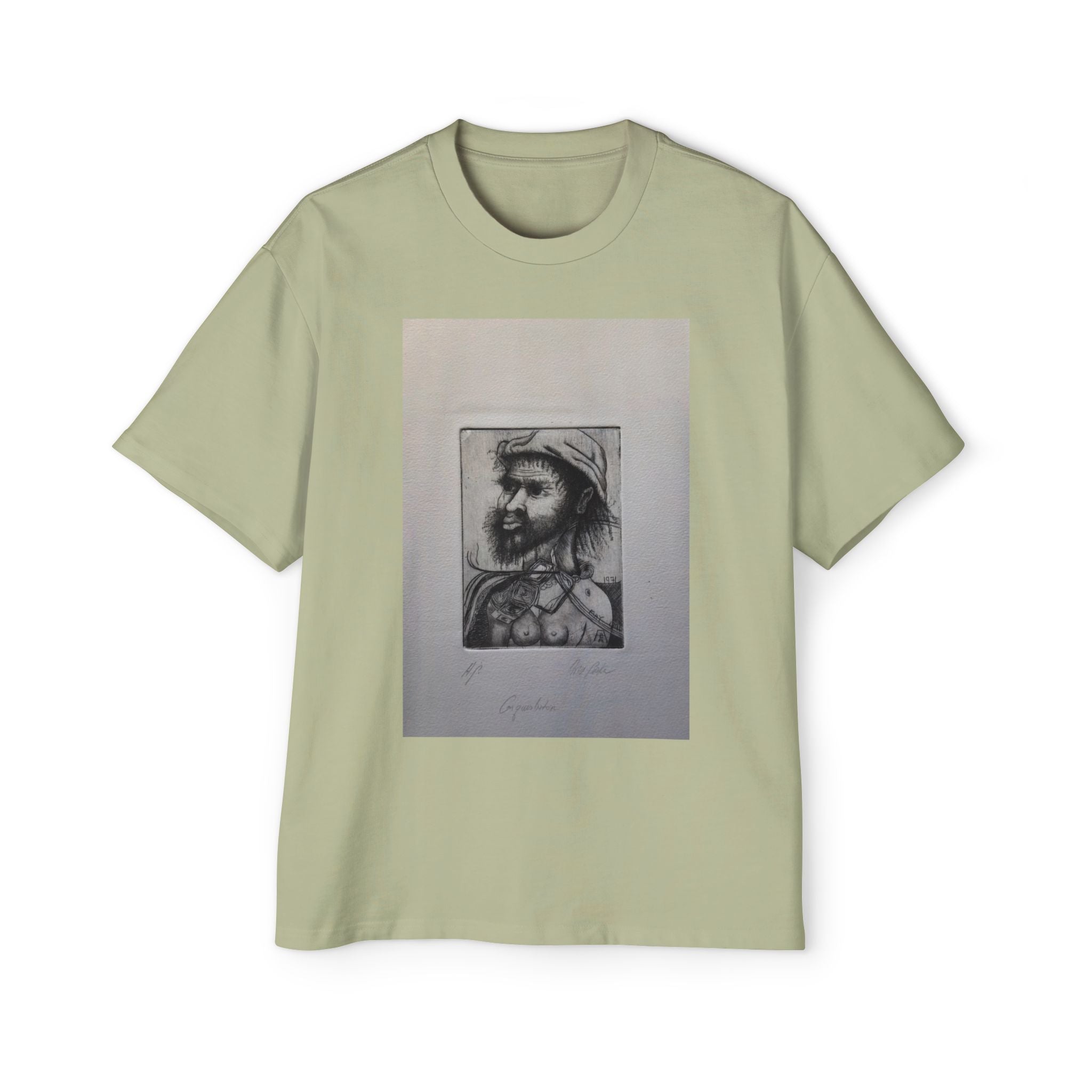 CONQUISTADOR | Vintage Charcoal Drawing, Men's T-Shirt