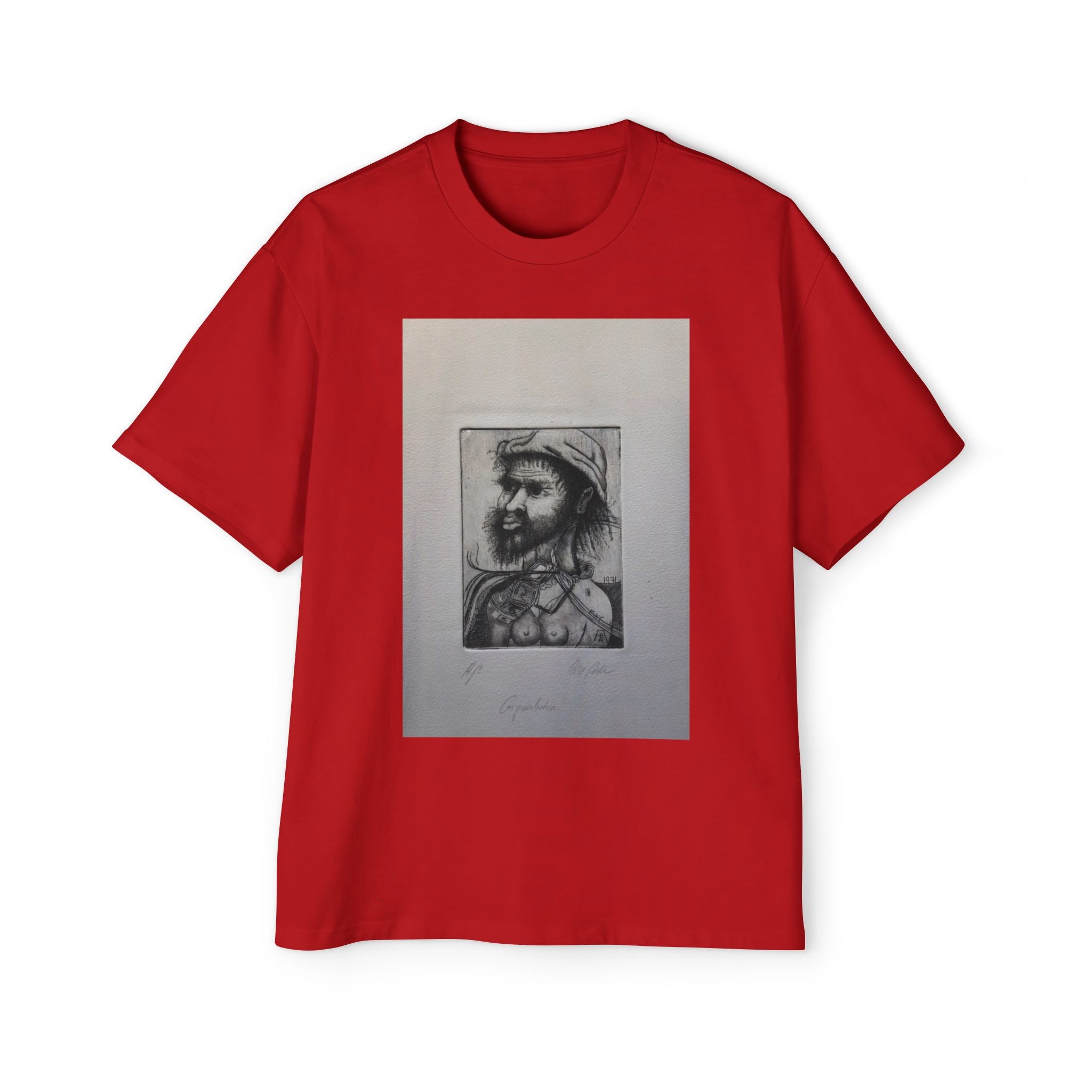 CONQUISTADOR | Vintage Charcoal Drawing, Men's T-Shirt