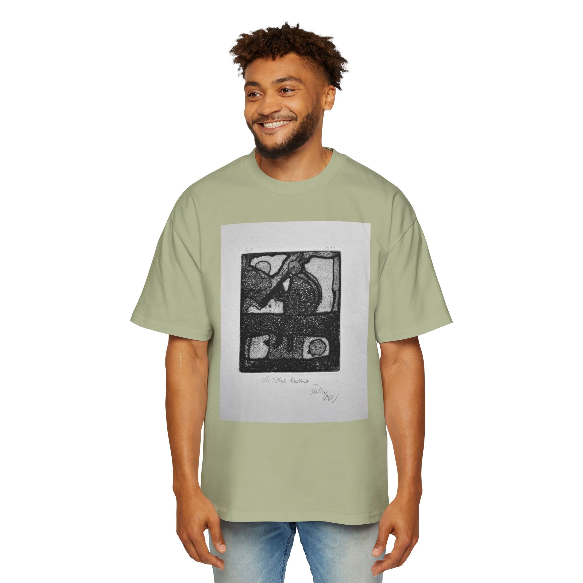 BLACK KACHINA | Vintage Monochrome Etching Tee