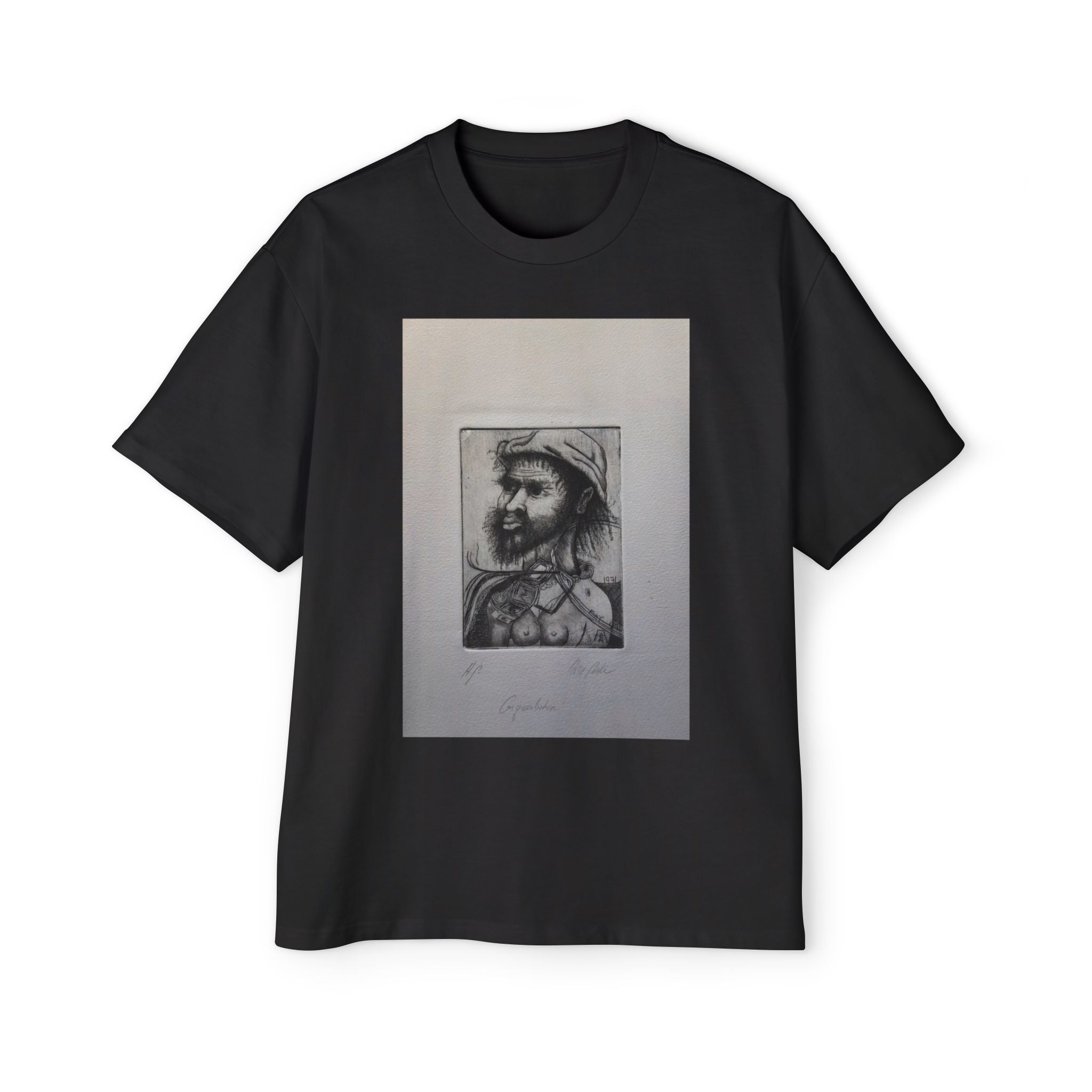 CONQUISTADOR | Vintage Charcoal Drawing, Men's T-Shirt