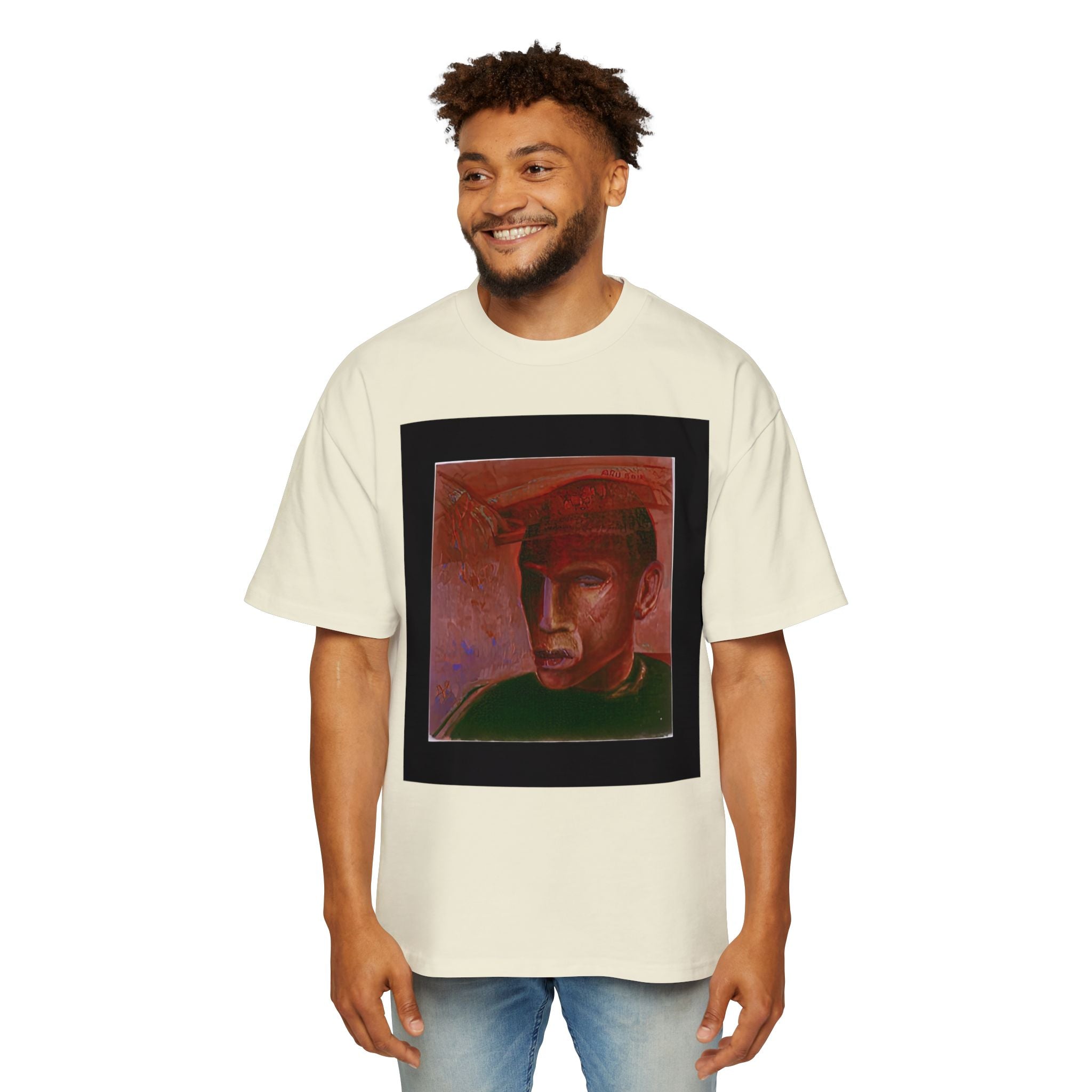 Bishop II Acrylic Vintage Portrait oversized art print tee by Charles Salley Gallery