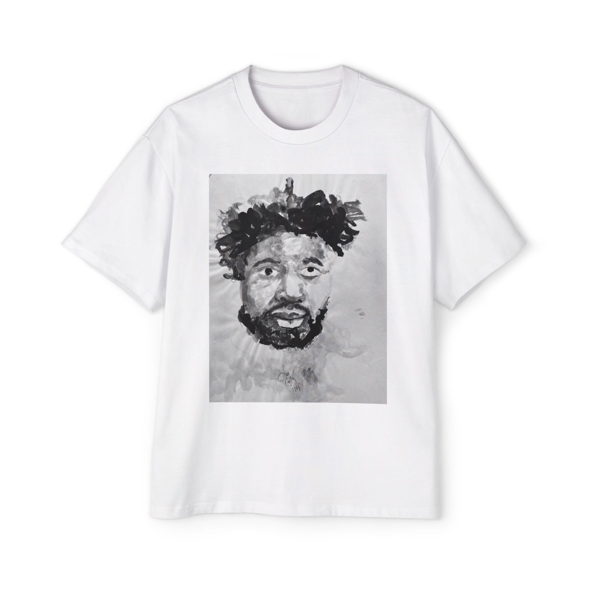 CHARLES 2 | Black Ink Illustration, Artistic PRINT