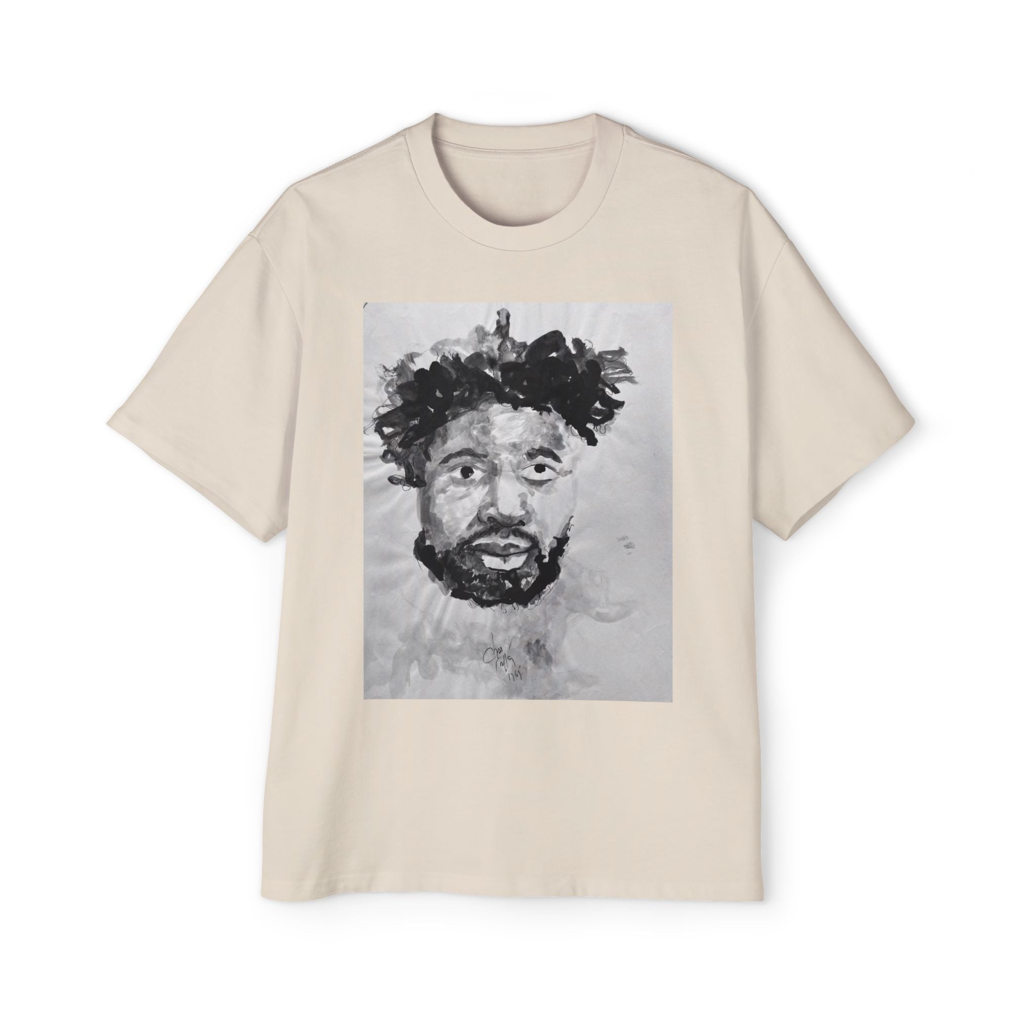 CHARLES 2 | Black Ink Illustration, Artistic PRINT