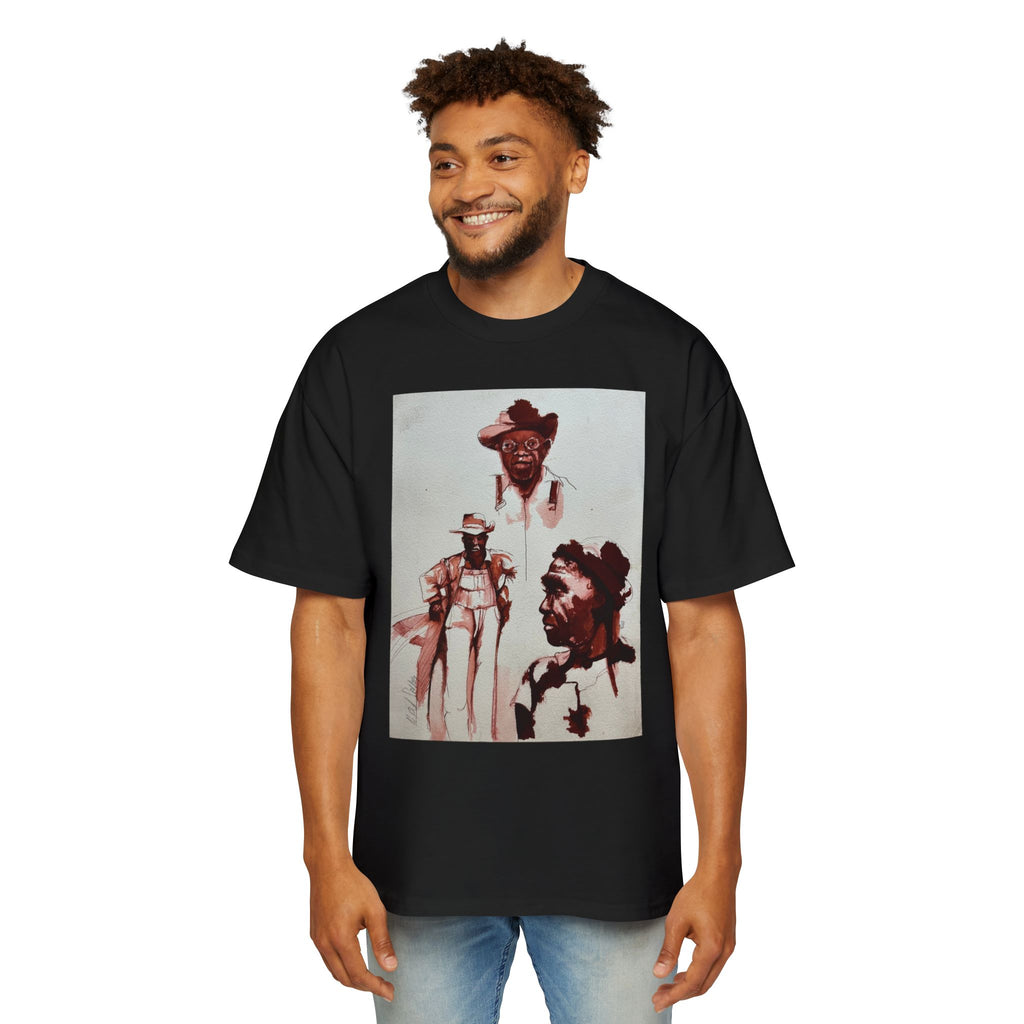 BLACK COWBOYS| Vintage Rodeo Art, Western Men’s Tee