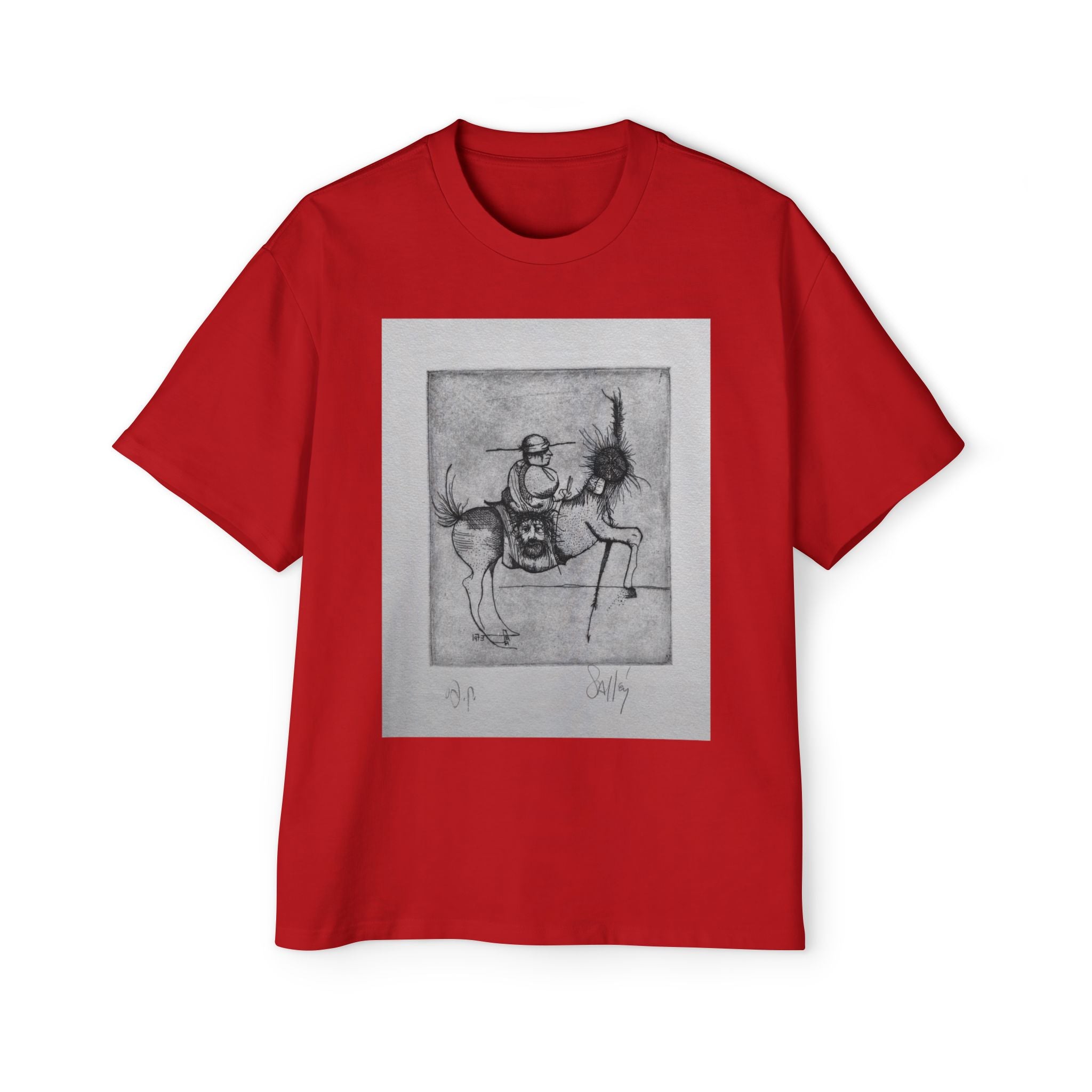 DON Q | Monochrome Art Print, Surreal Line Drawing