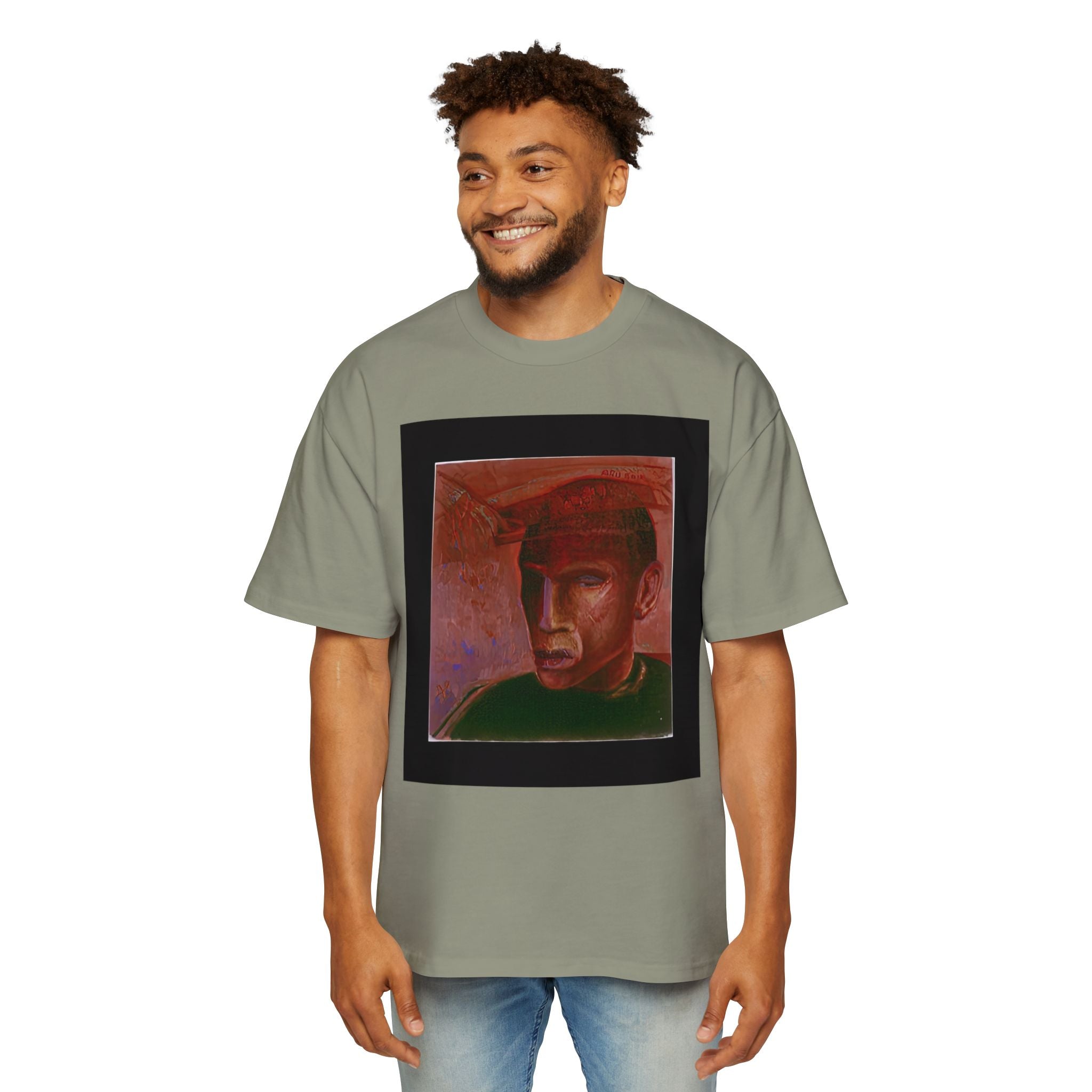 Bishop II Acrylic Vintage Portrait oversized art print tee by Charles Salley Gallery