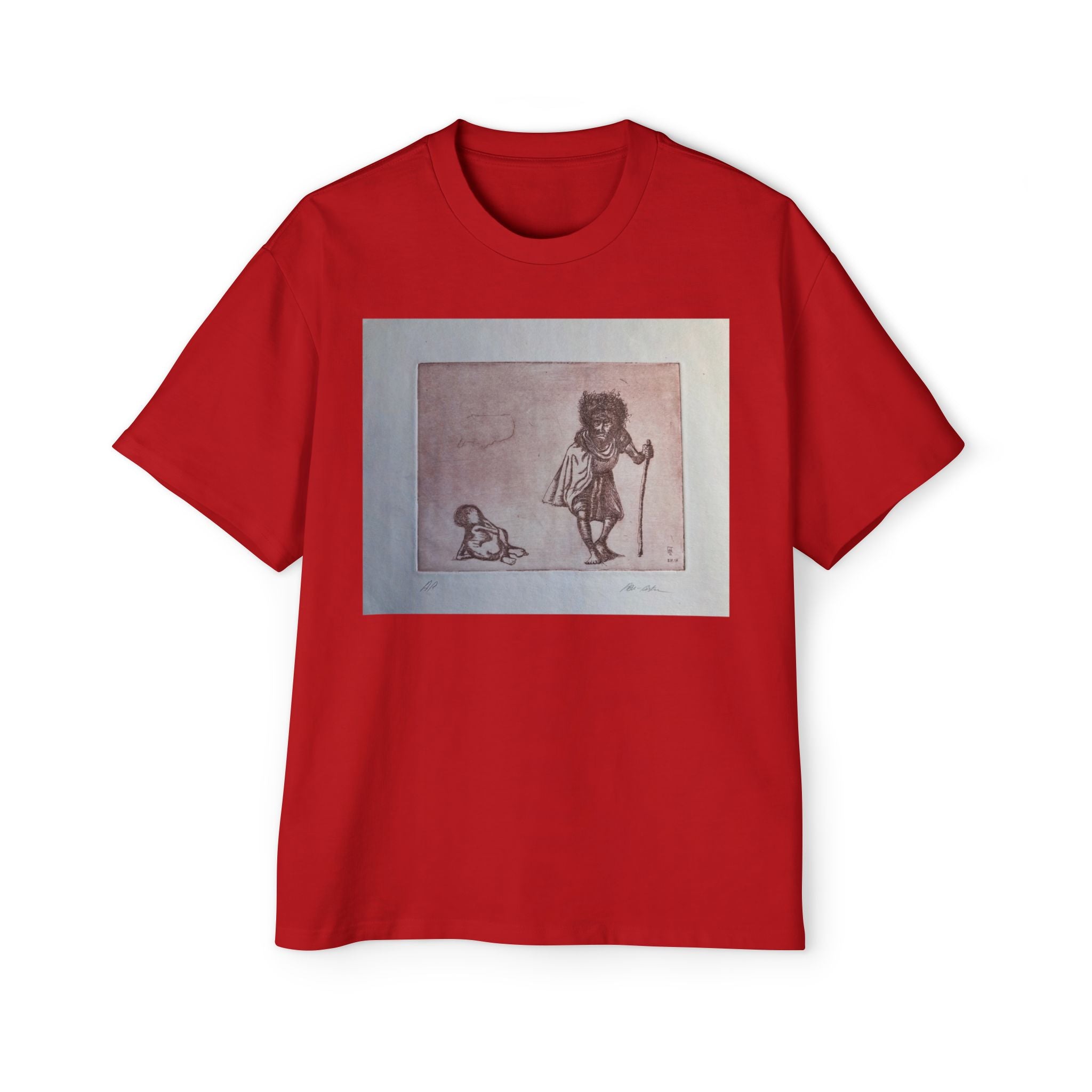 LONG WALK  | VINTAGE LITHOGRAPHIC PRINT