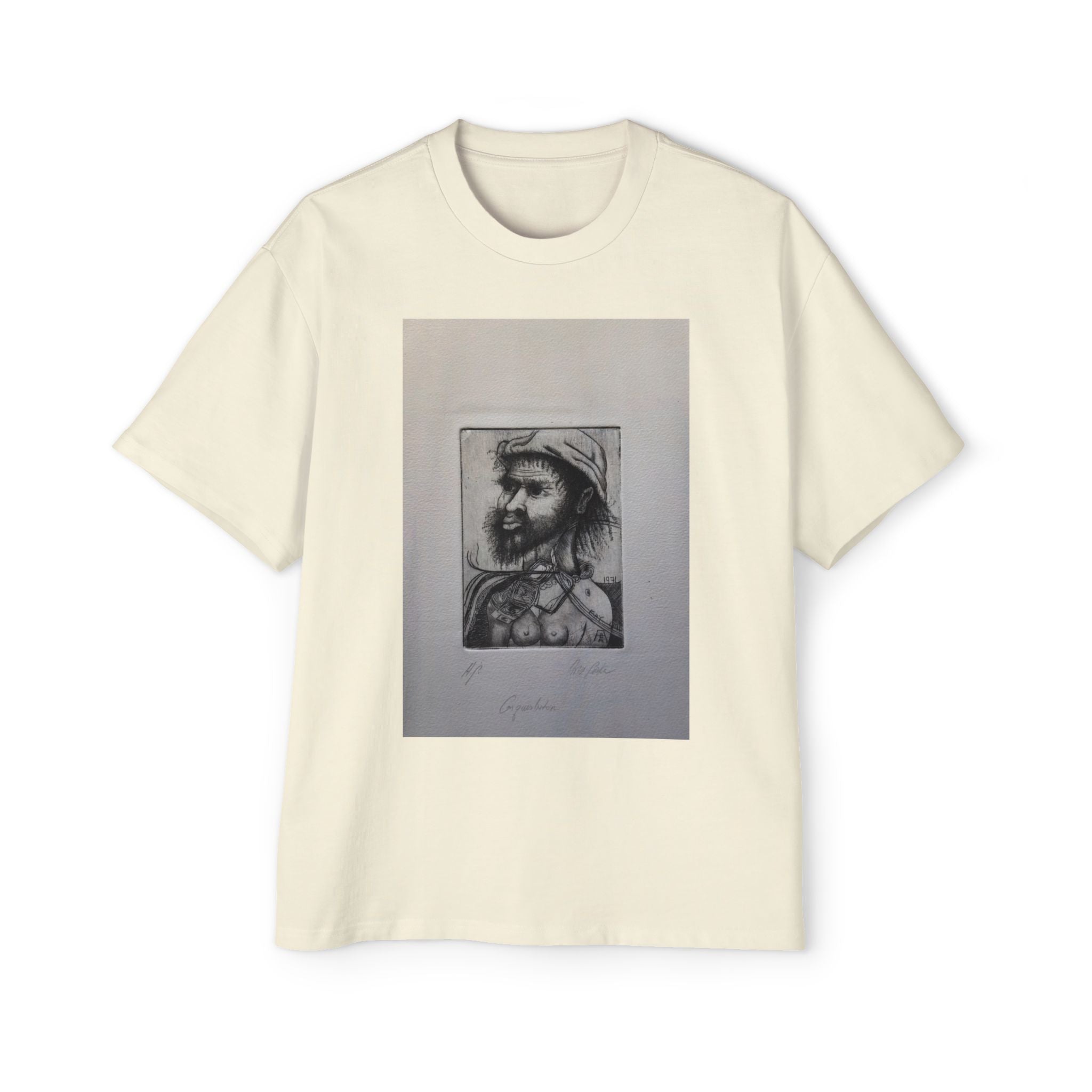 CONQUISTADOR | Vintage Charcoal Drawing, Men's T-Shirt