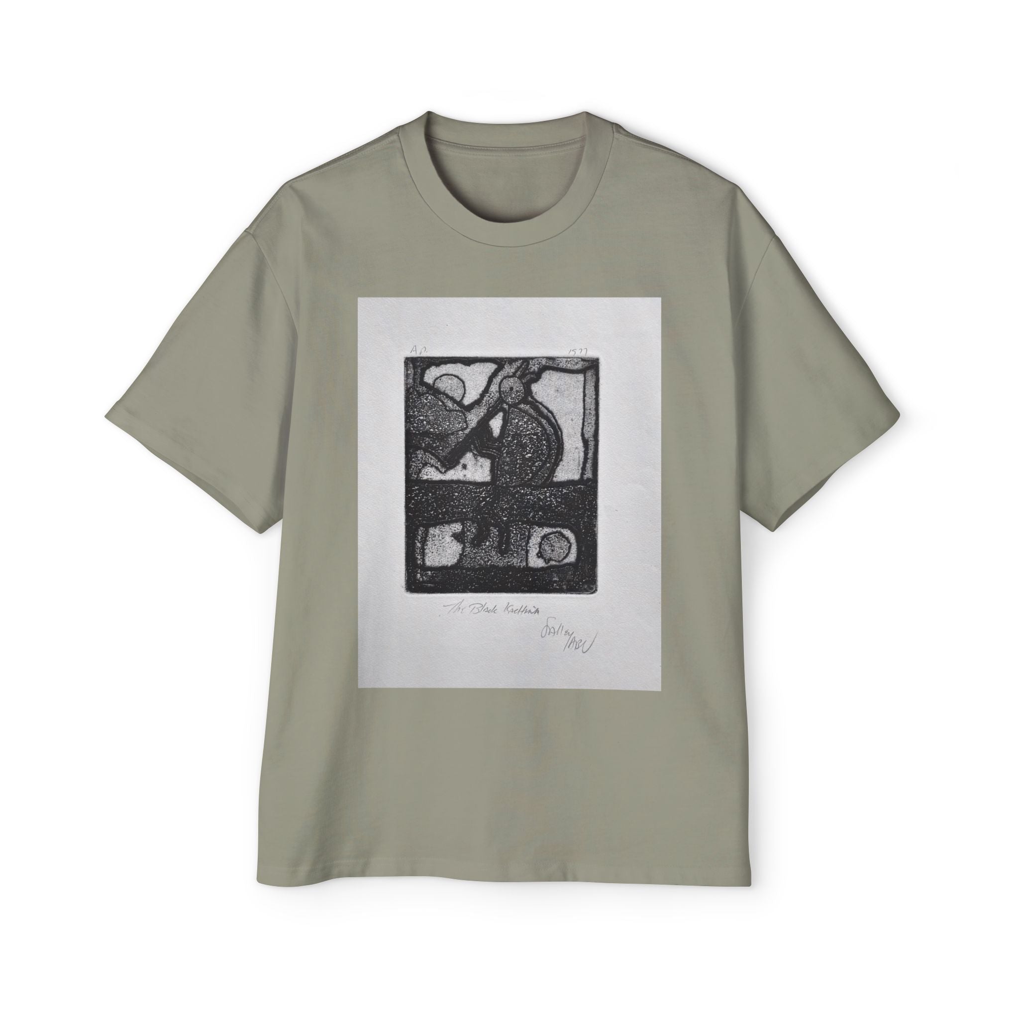 BLACK KACHINA | Vintage Monochrome Etching Tee