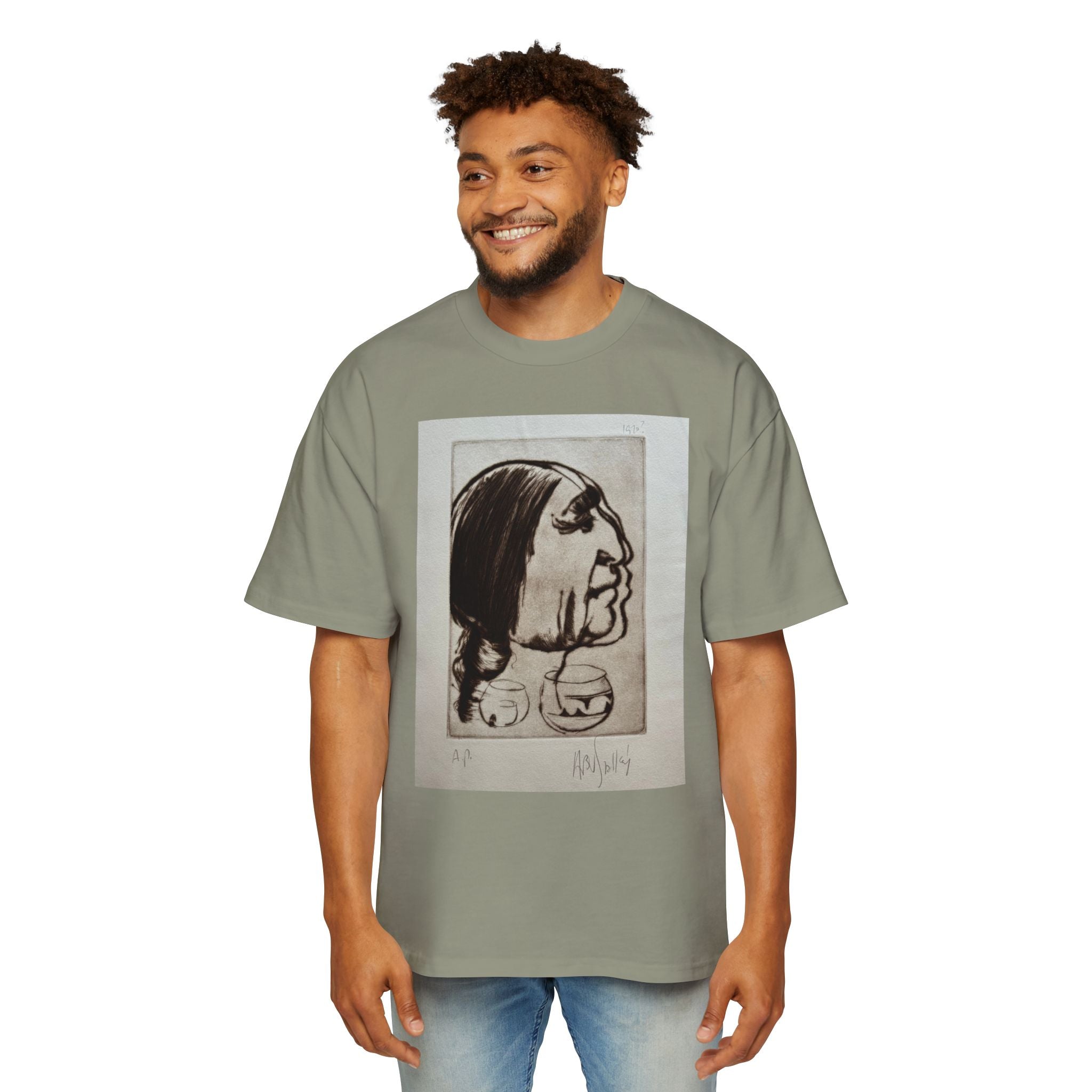 THE LAST MAN| Indigenous Portrait Art Tee