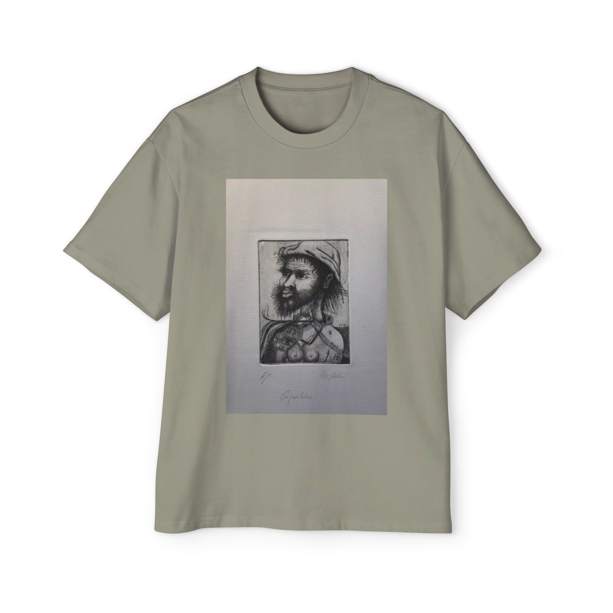 CONQUISTADOR | Vintage Charcoal Drawing, Men's T-Shirt