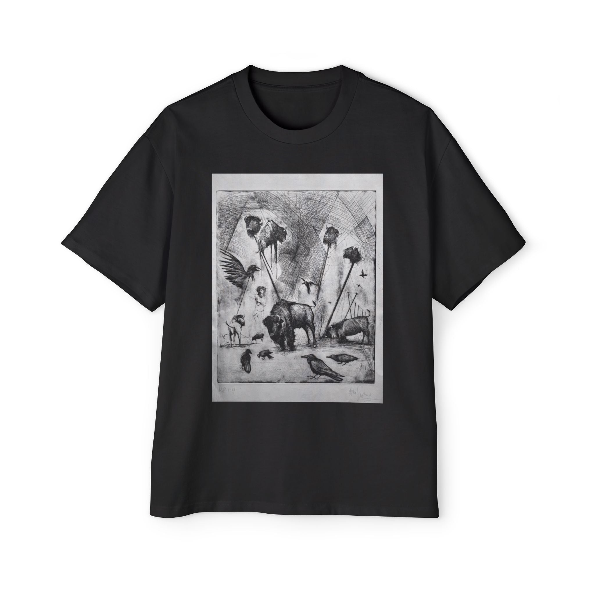 LAST BUFFALO | LITHOGRAPHIC PRINT
