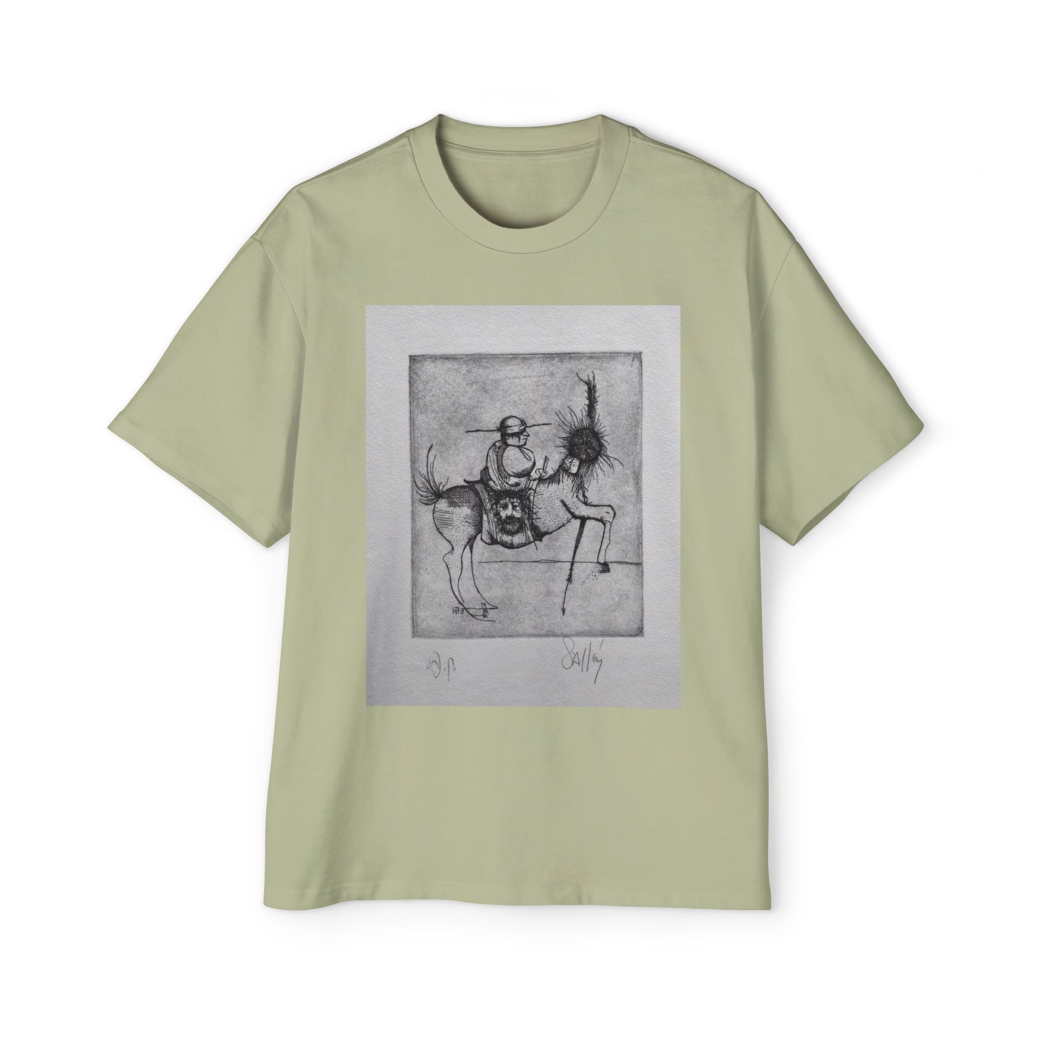 DON Q | Monochrome Art Print, Surreal Line Drawing