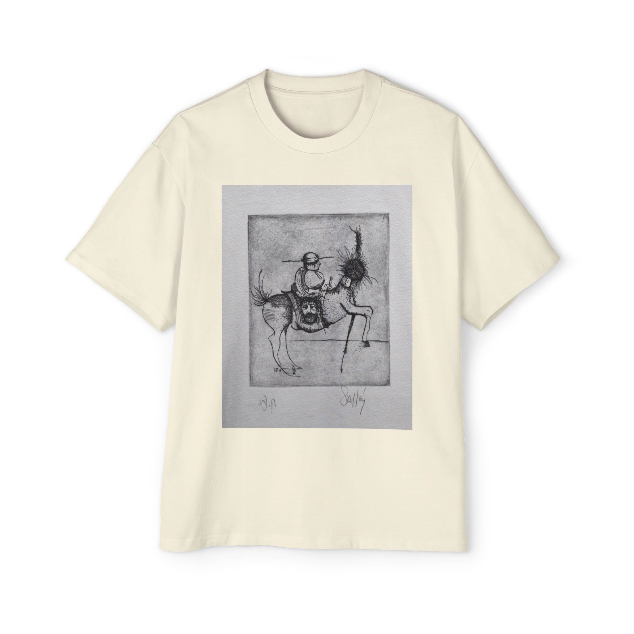 DON Q | Monochrome Art Print, Surreal Line Drawing